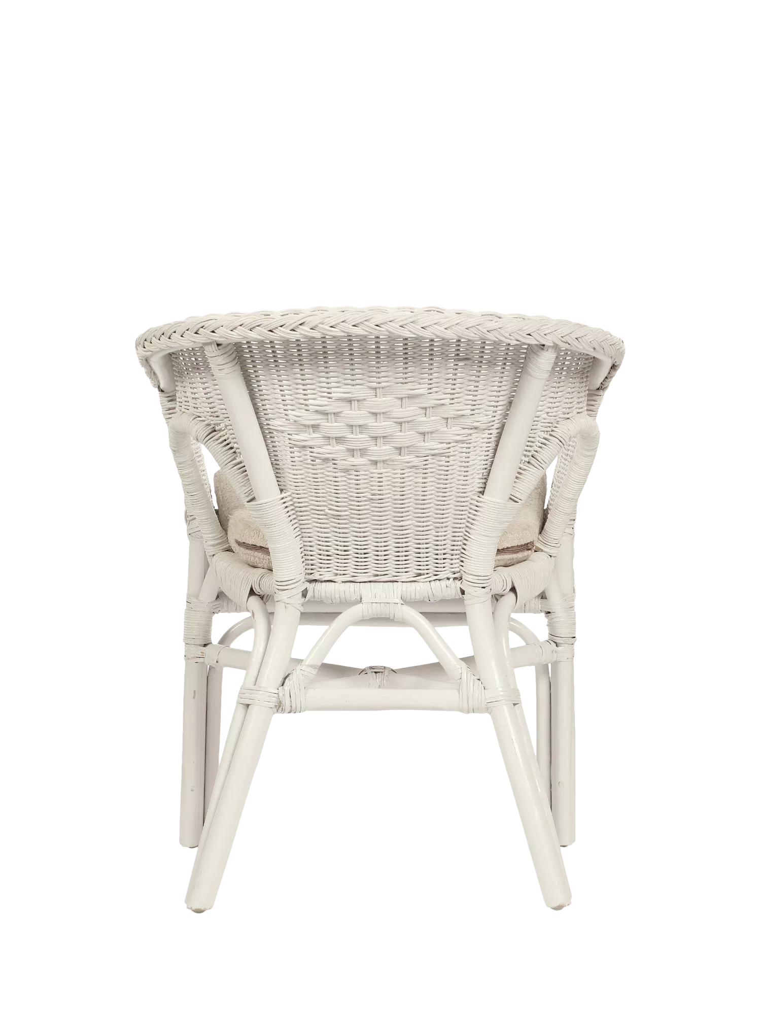 Desser Loom Chair white with cushion - British product