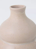 John Lewis wavy gourd stoneware vase brown 20cm - British product