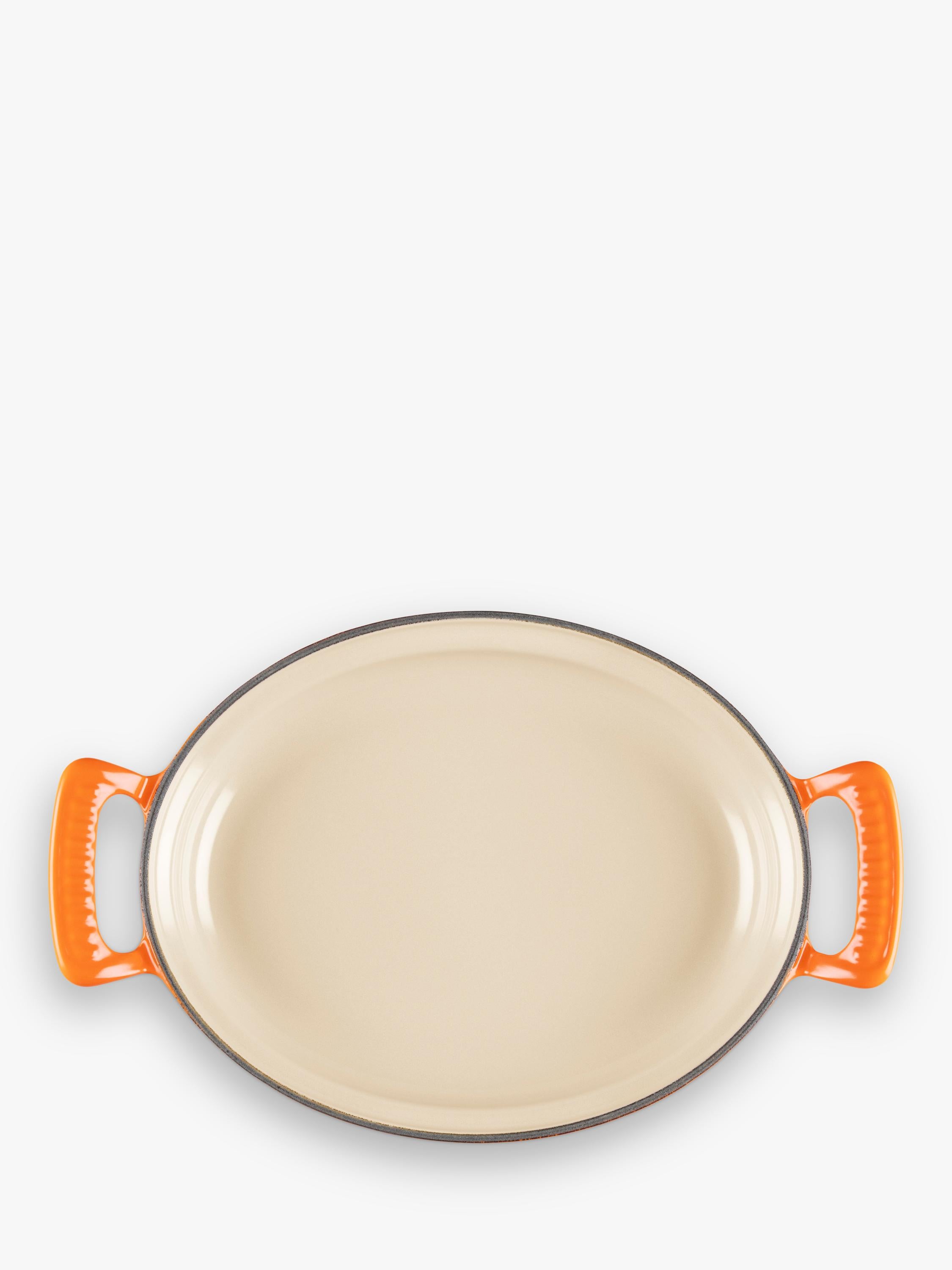Le Creuset oval baker 28cm volcanic, imported from the UK