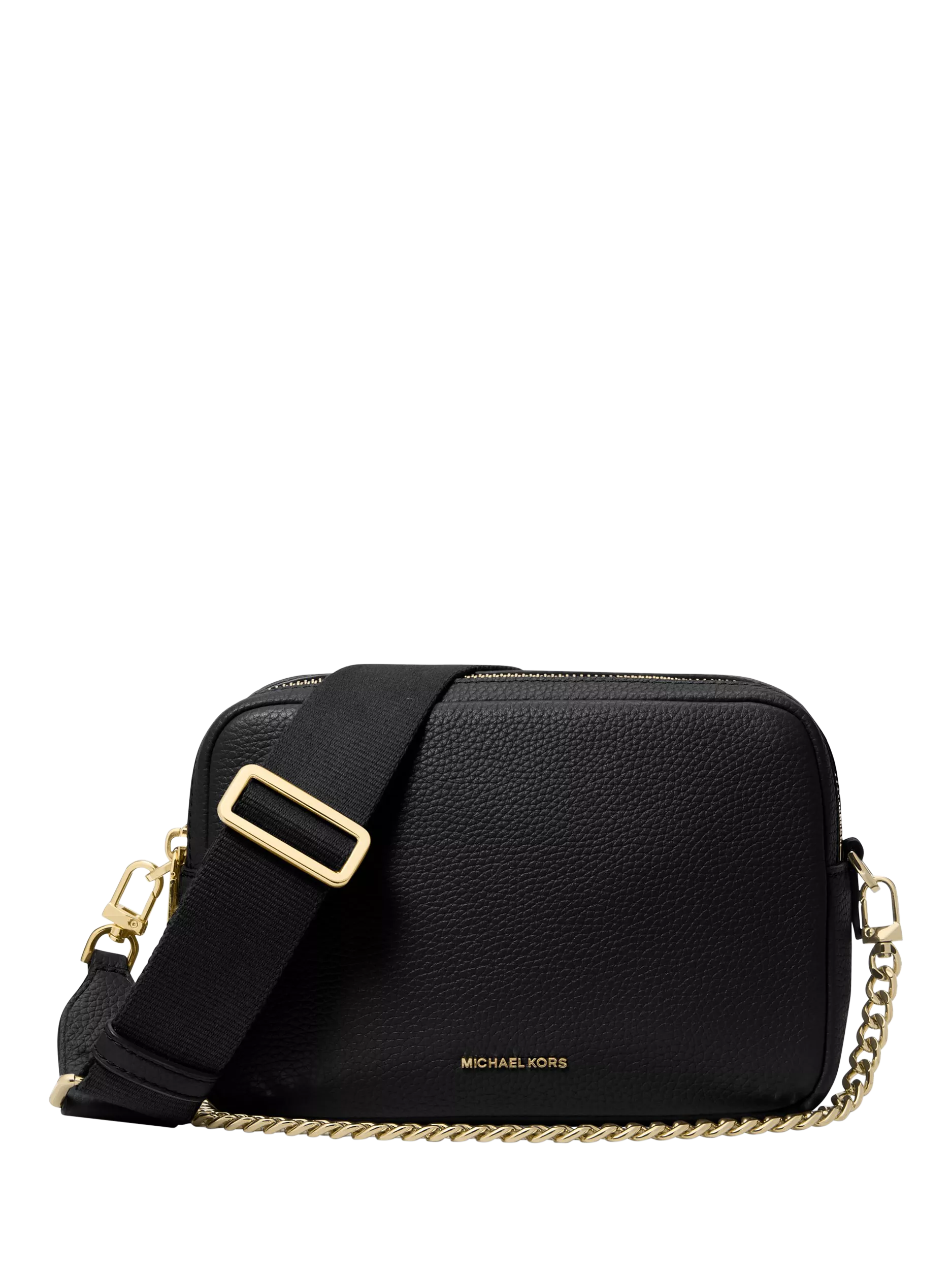 Michael Kors Bryant crossbody bag black leather - British product