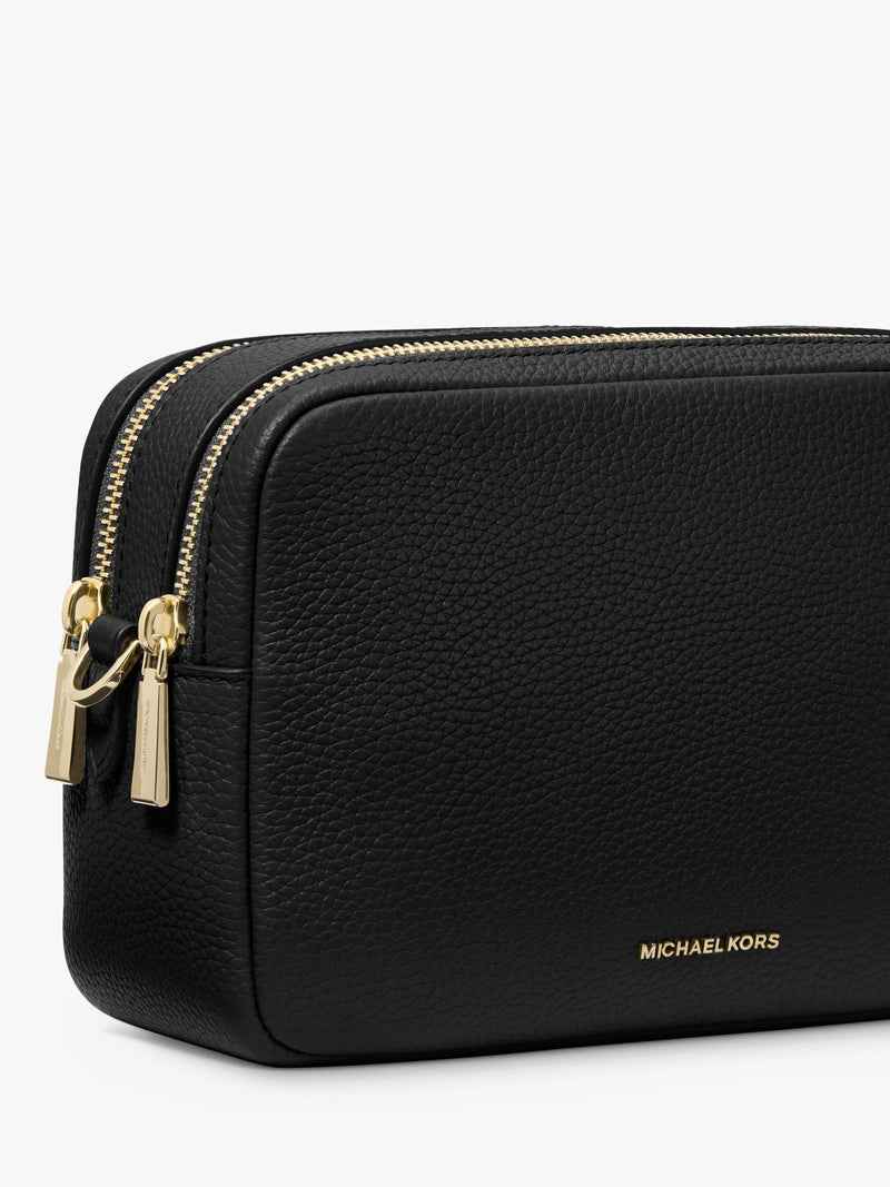 Michael Kors Bryant crossbody bag black leather - British product