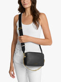 Michael Kors Bryant crossbody bag black leather - British product