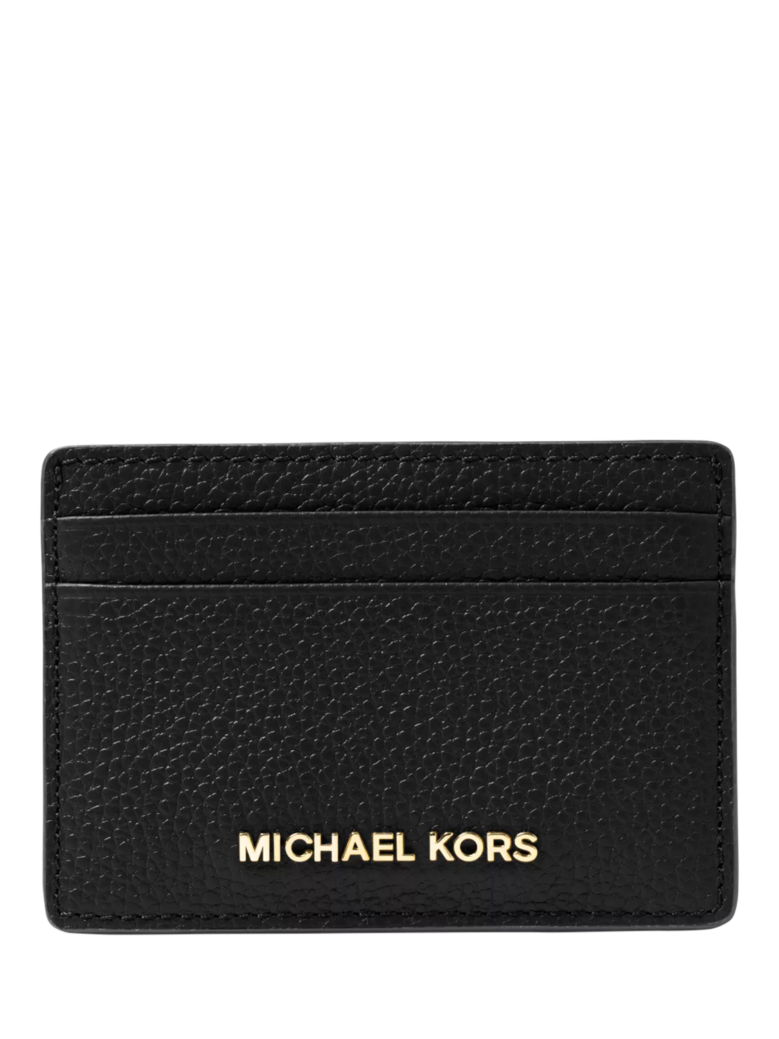 Michael Kors Jet Set black leather card holder, UK version