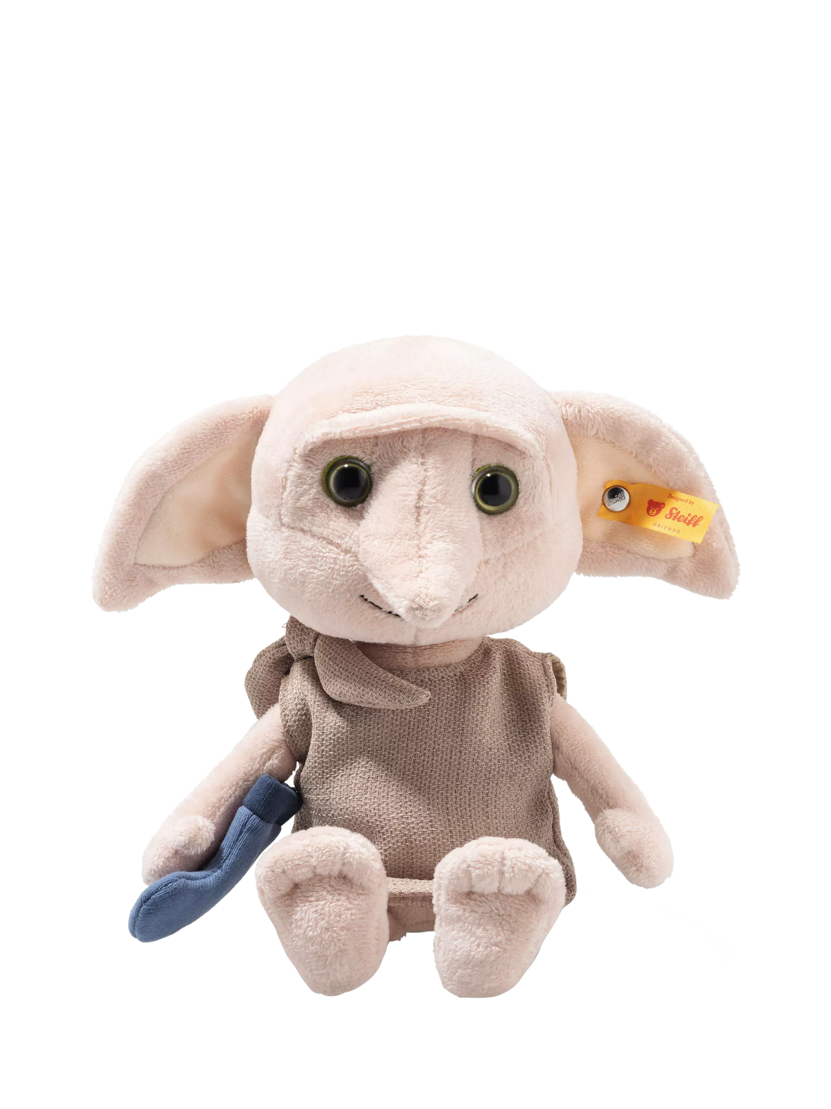 Steiff Dobby soft toy with blue sock 26cm, UK version