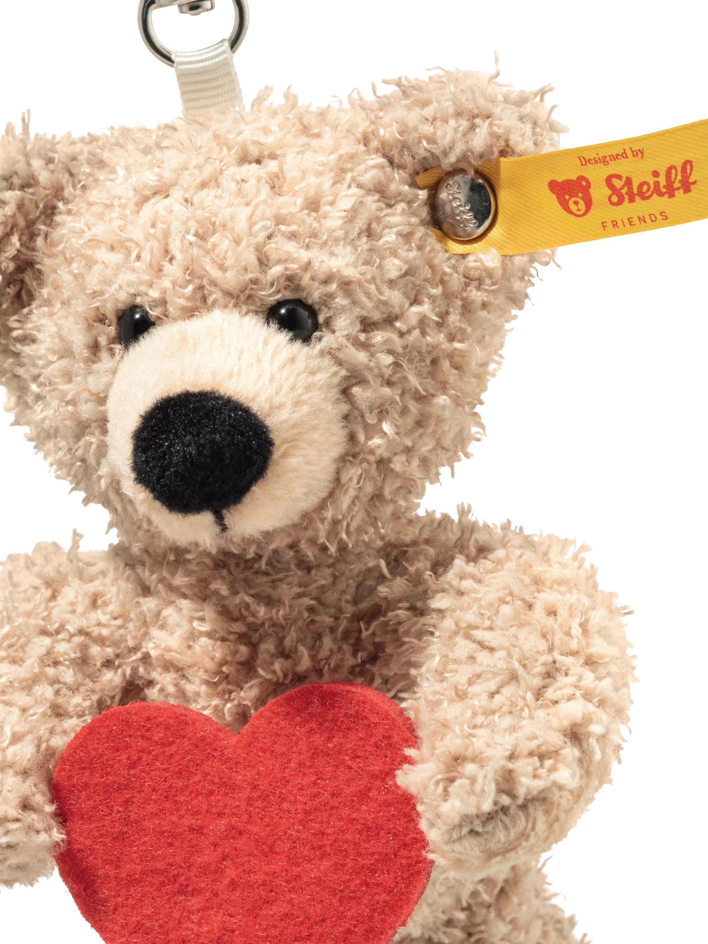 Steiff teddy bear heart pendant 12cm (British brand)