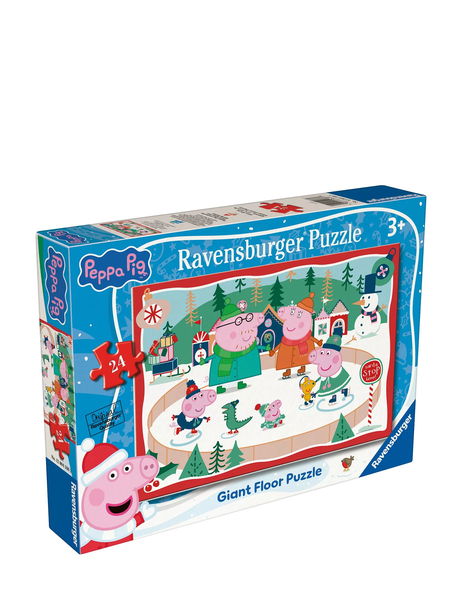Peppa Pig Ravensburger festive giant floor puzzle 24 piece, UK version