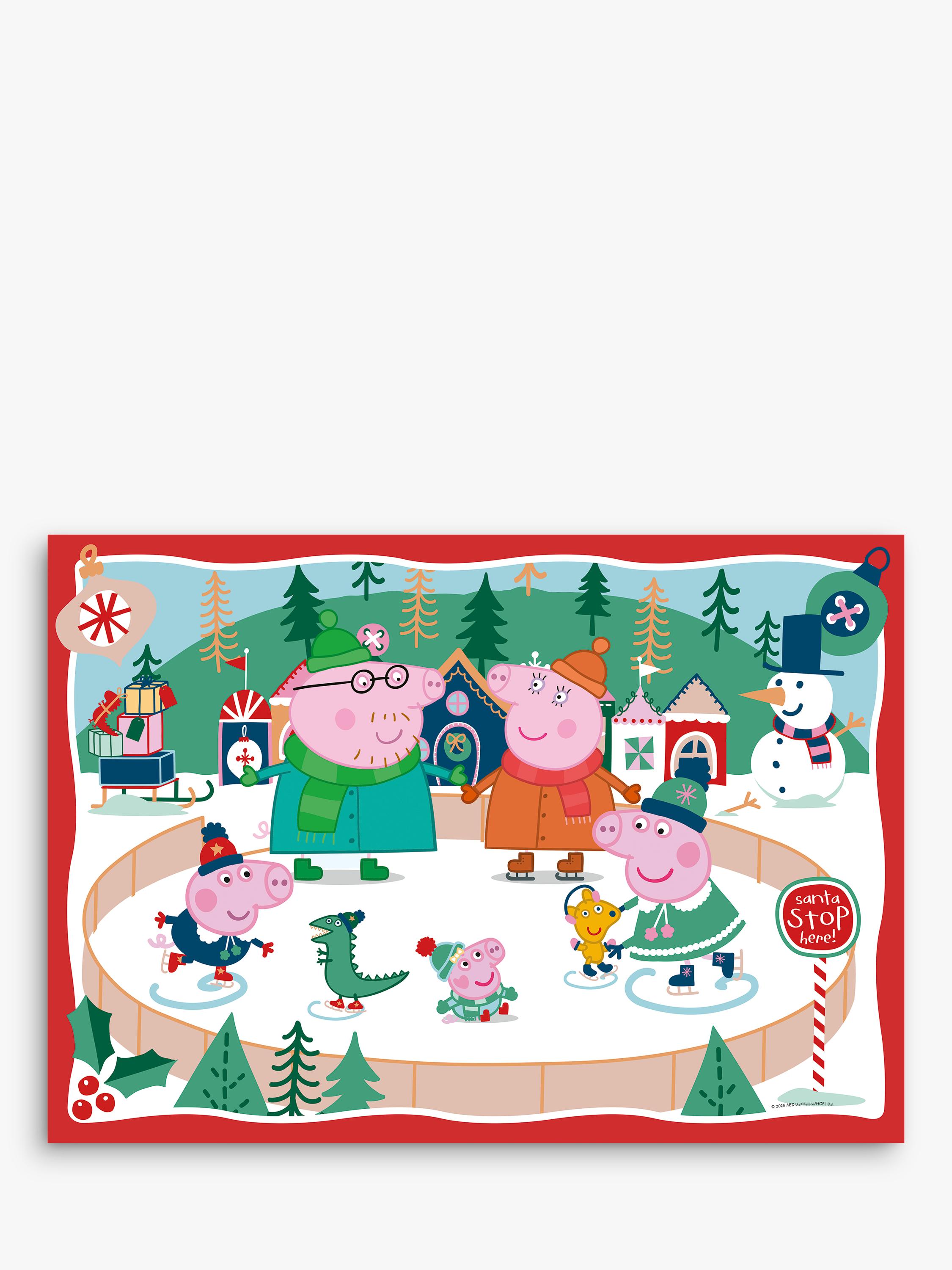 Peppa Pig Ravensburger festive giant floor puzzle 24 piece, UK version