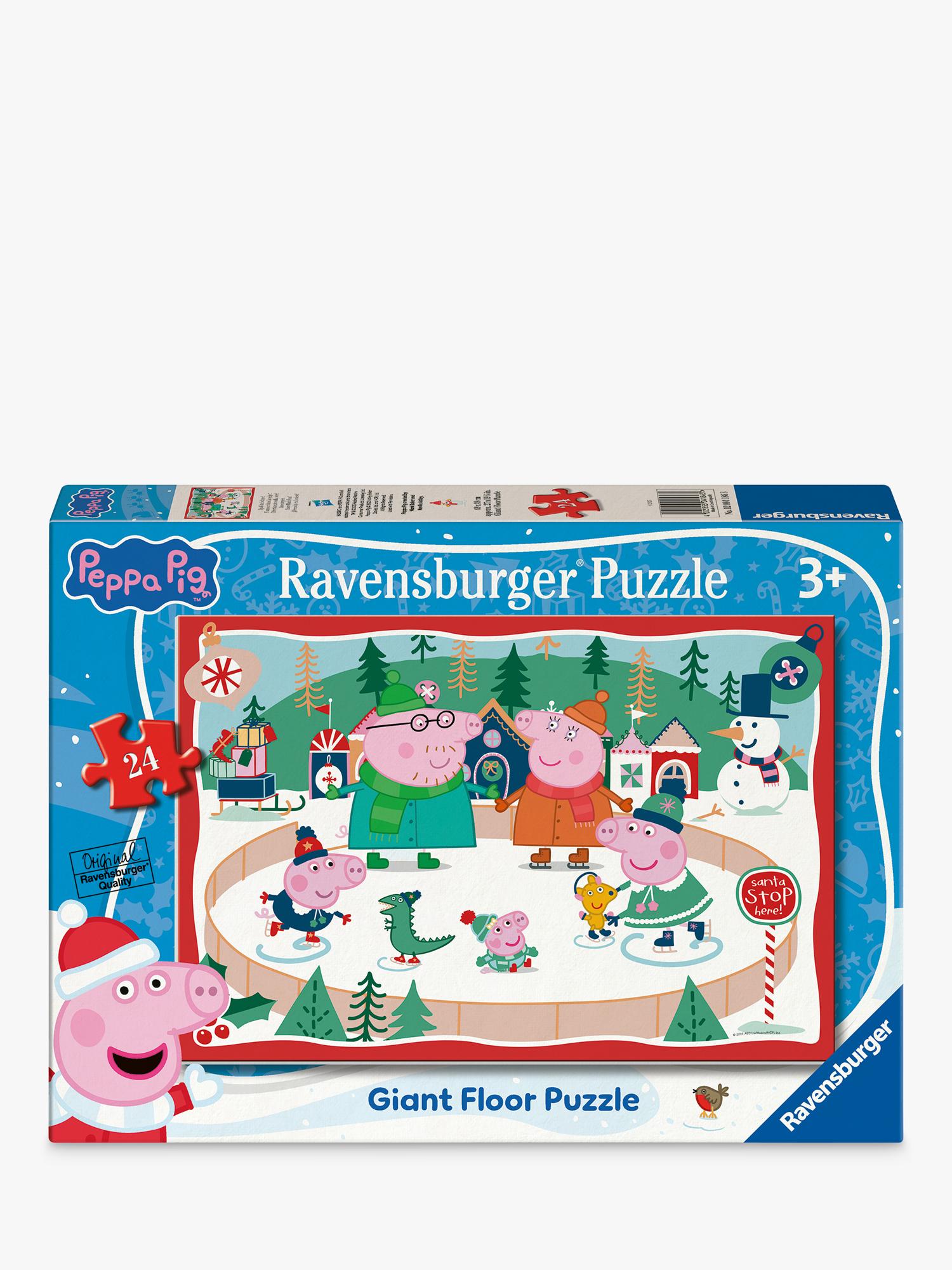 Peppa Pig Ravensburger festive giant floor puzzle 24 piece, UK version