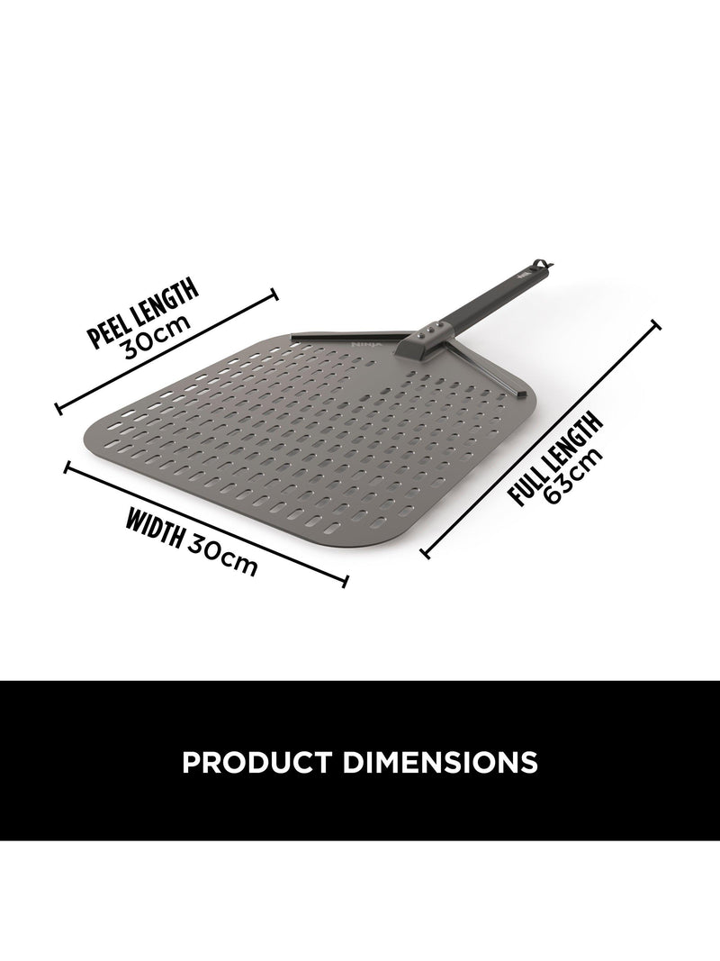 Ninja perforated aluminium pizza peel 12 inch (British brand)