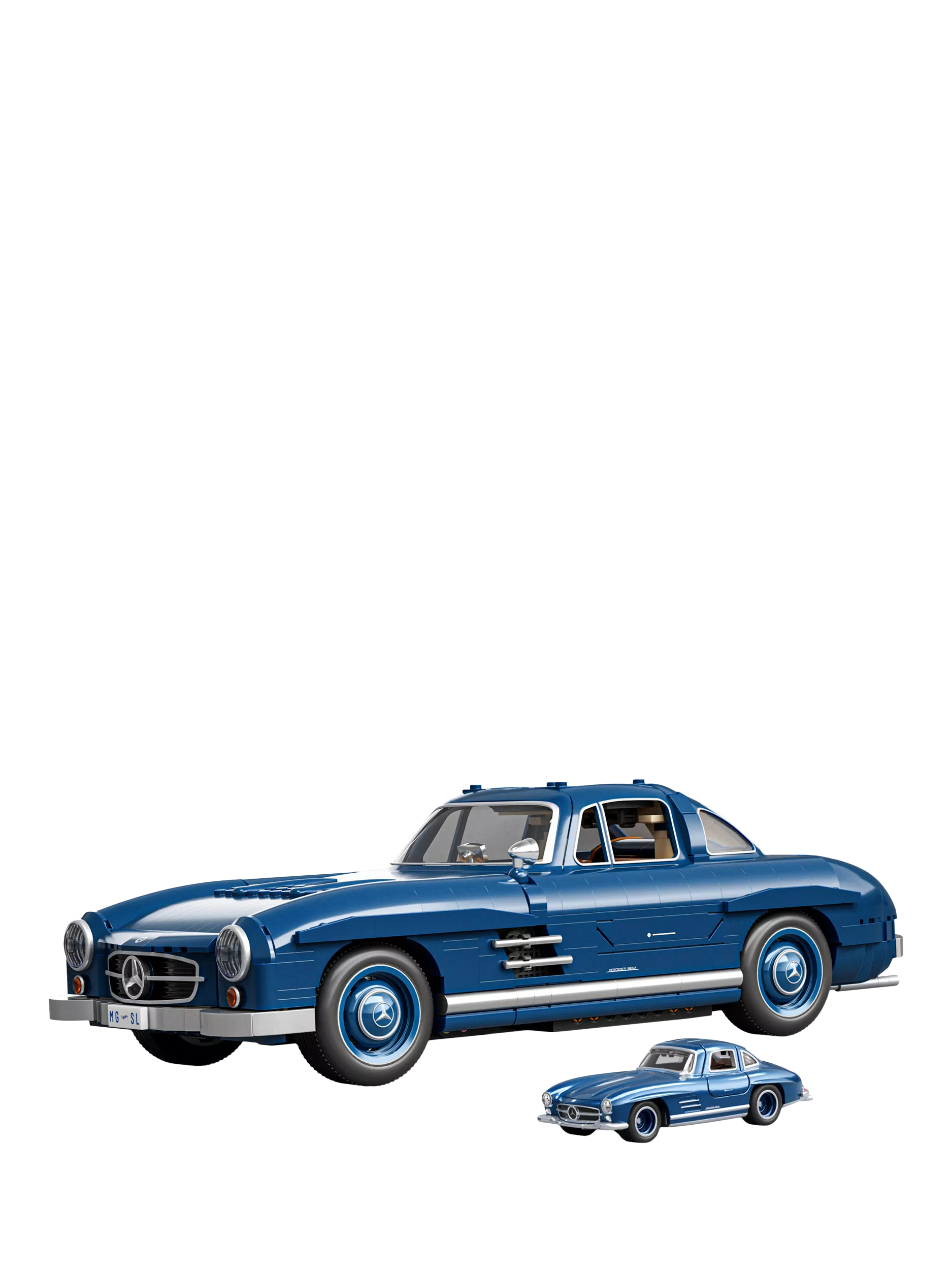 Hot Wheels Mercedes-Benz 300 SL building set 1:12 scale - British product
