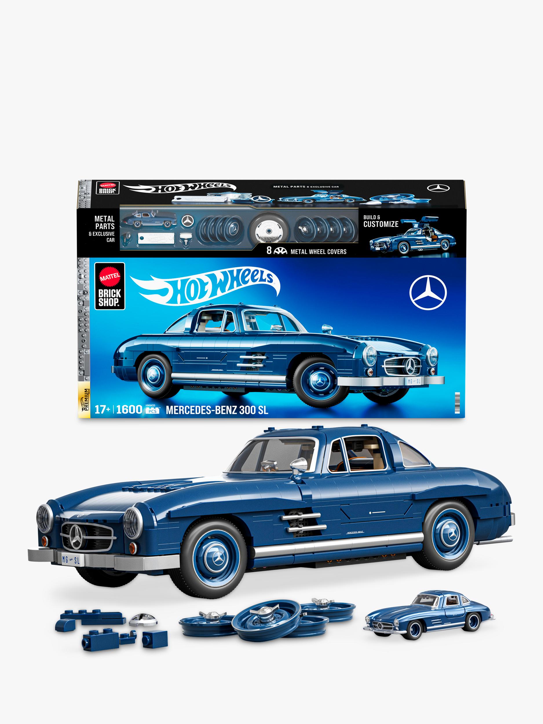 Hot Wheels Mercedes-Benz 300 SL building set 1:12 scale - British product