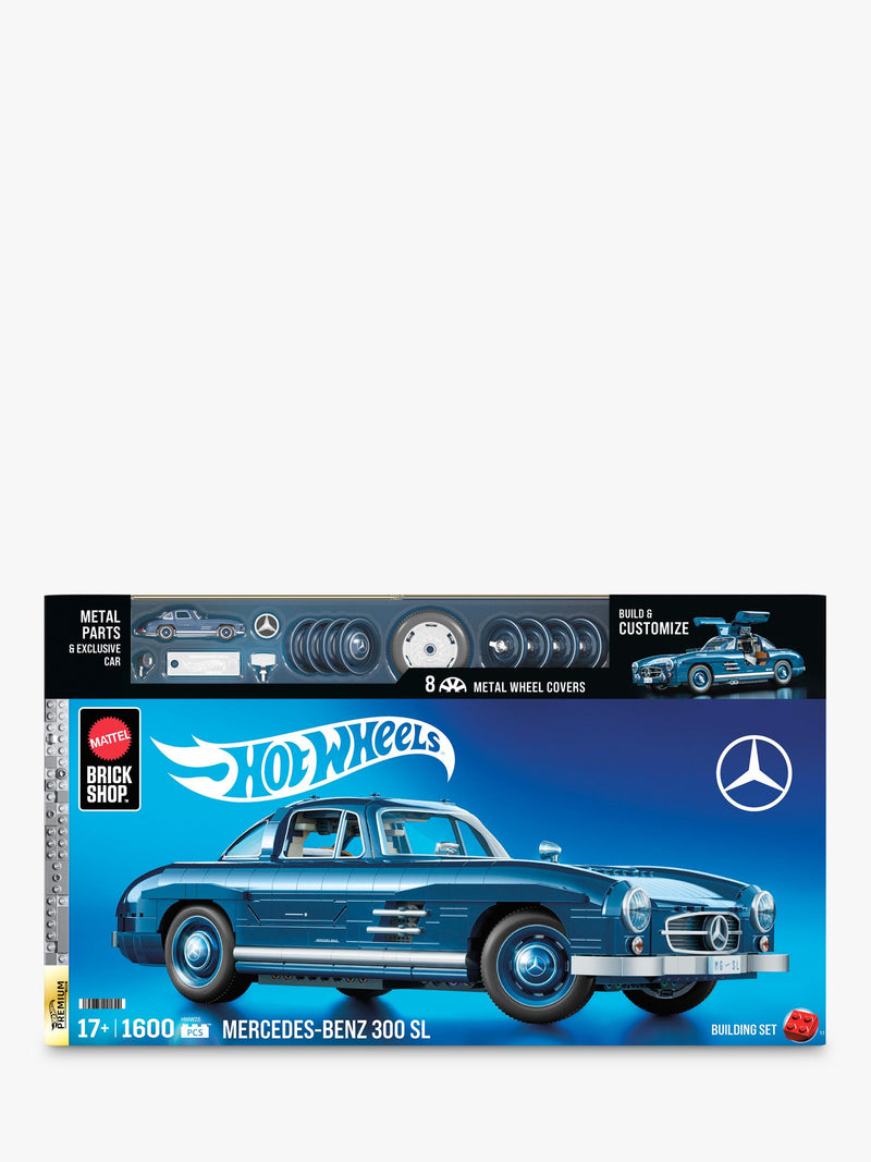 Hot Wheels Mercedes-Benz 300 SL building set 1:12 scale - British product