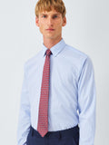 John Lewis silk tie red foulard 148cm (British brand)