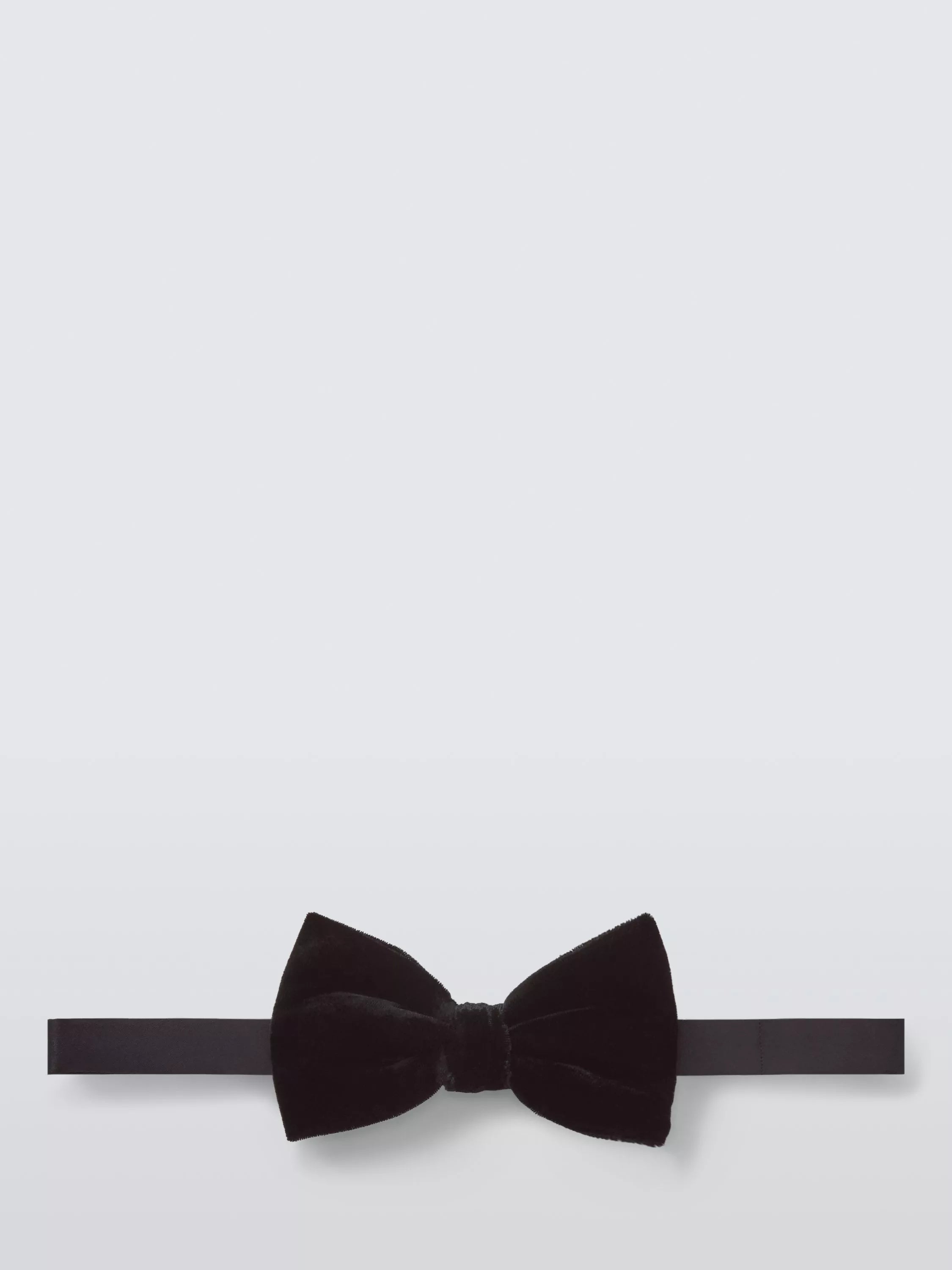 John Lewis velvet bow tie black (British brand)