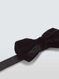 John Lewis velvet bow tie black (British brand)