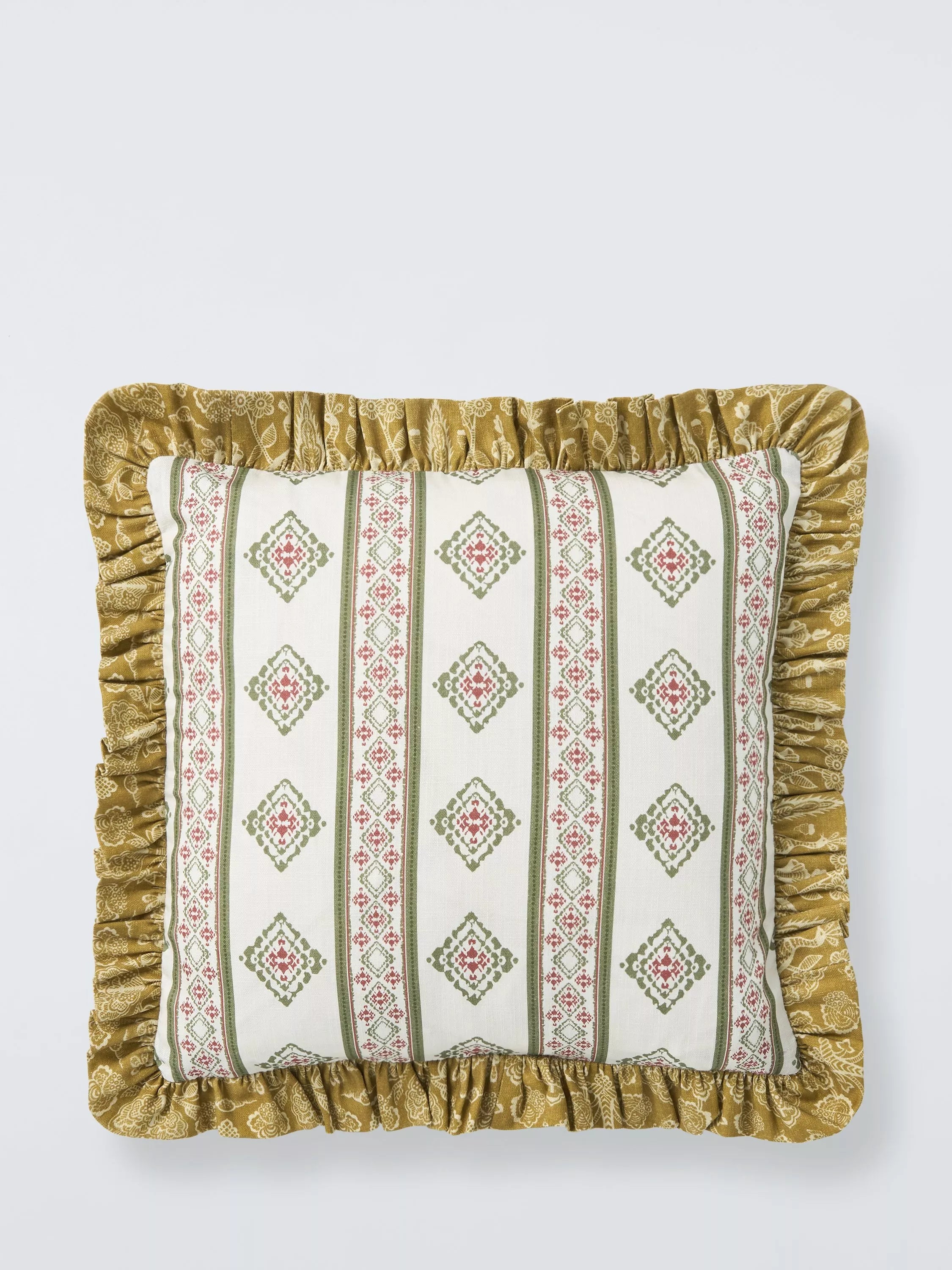 John Lewis x Sanderson Pinjara Stripe cushion 43x43cm (British brand)