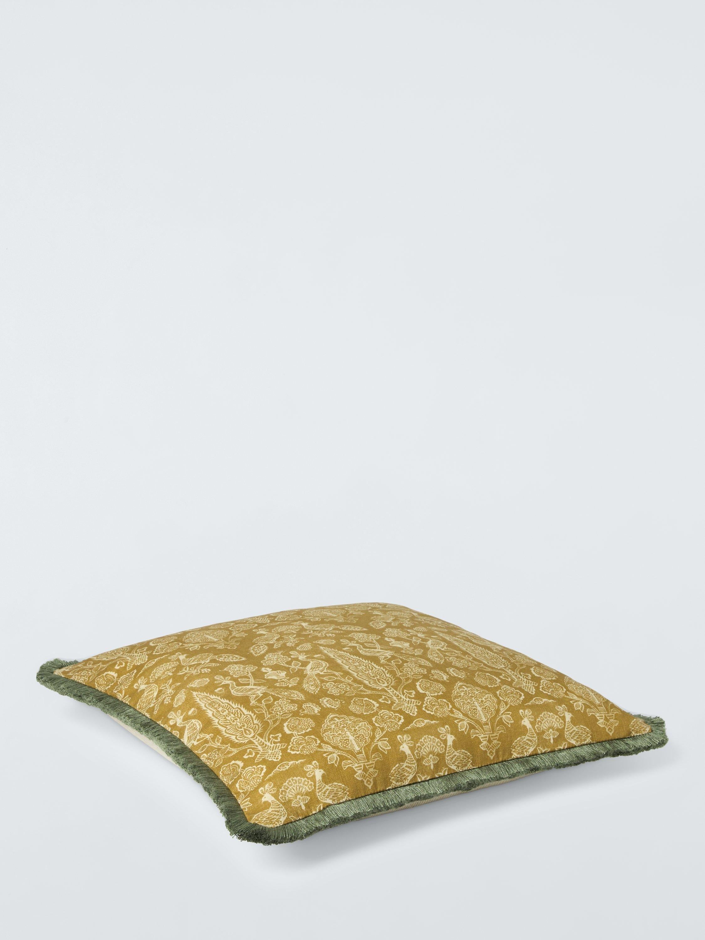 John Lewis x Sanderson Tamizart cushion ochre 50x50cm (British brand)