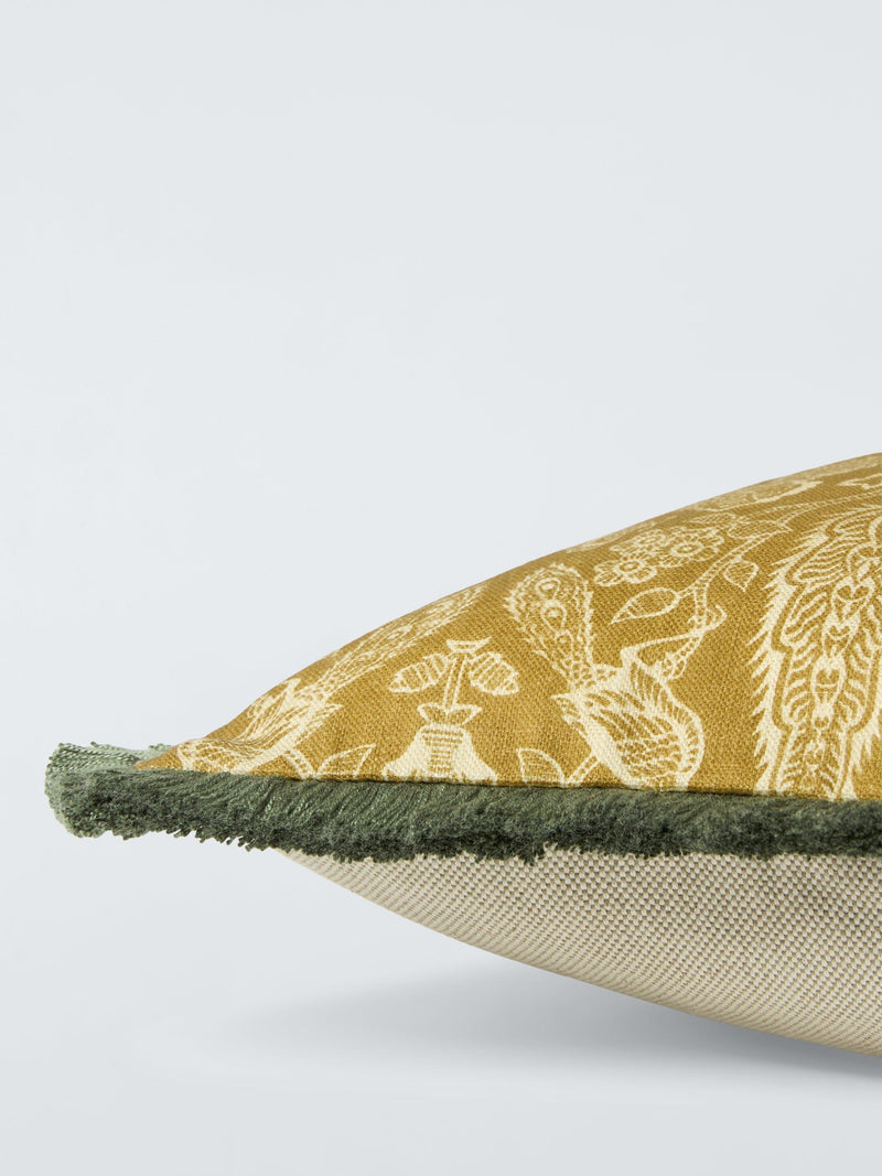 John Lewis x Sanderson Tamizart cushion ochre 50x50cm (British brand)