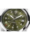 Hamilton field automatic watch green dial leather strap (British brand)