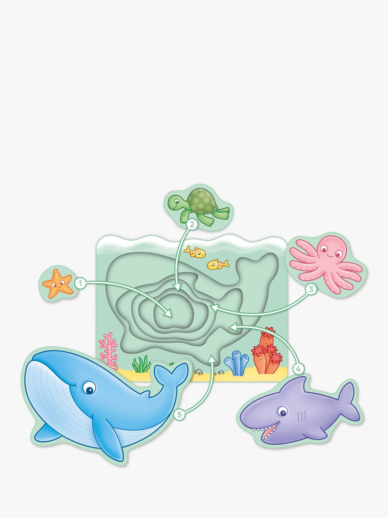 Orchard Toys Under the Sea wooden nesting puzzle (British brand)