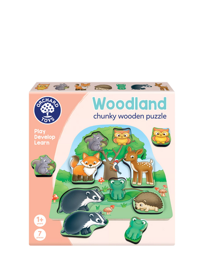 John Lewis Orchard Toys Woodland Chunky Wooden Puzzle- Buy online at McGrocer