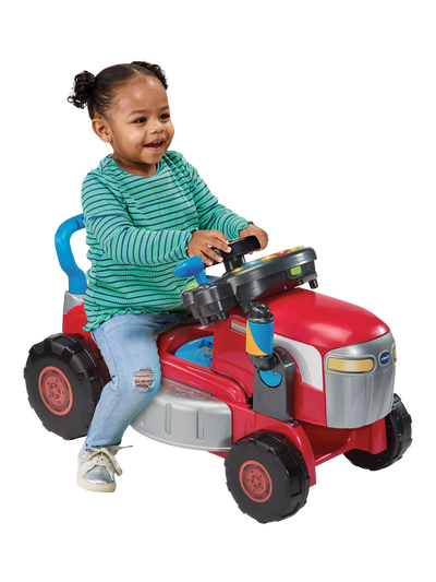 VTech 3-in-1 Mäh- & Wachs-Fahrradtraktor