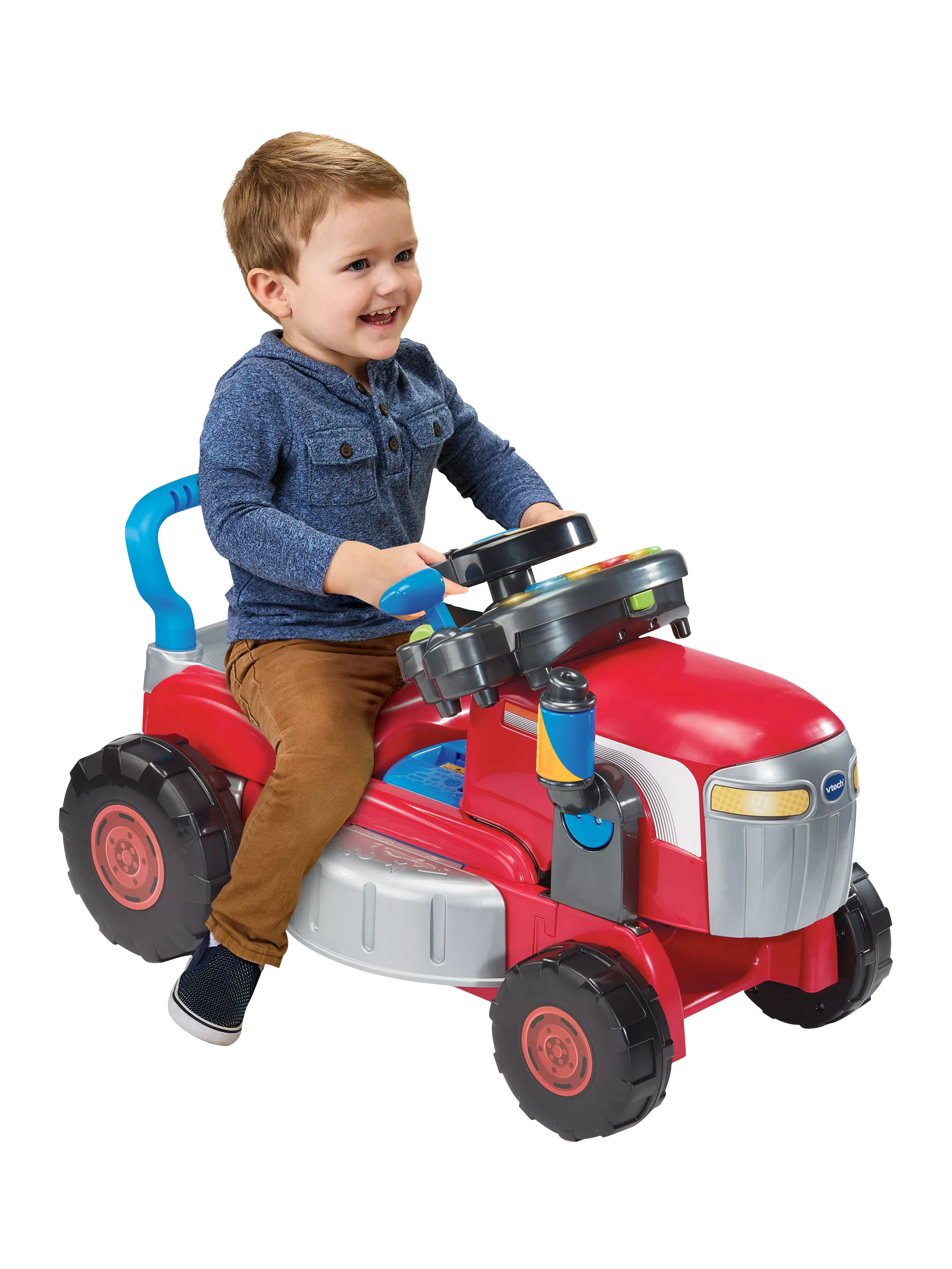VTech 3-in-1 Mow & Grow Ride-On Tractor (British brand)