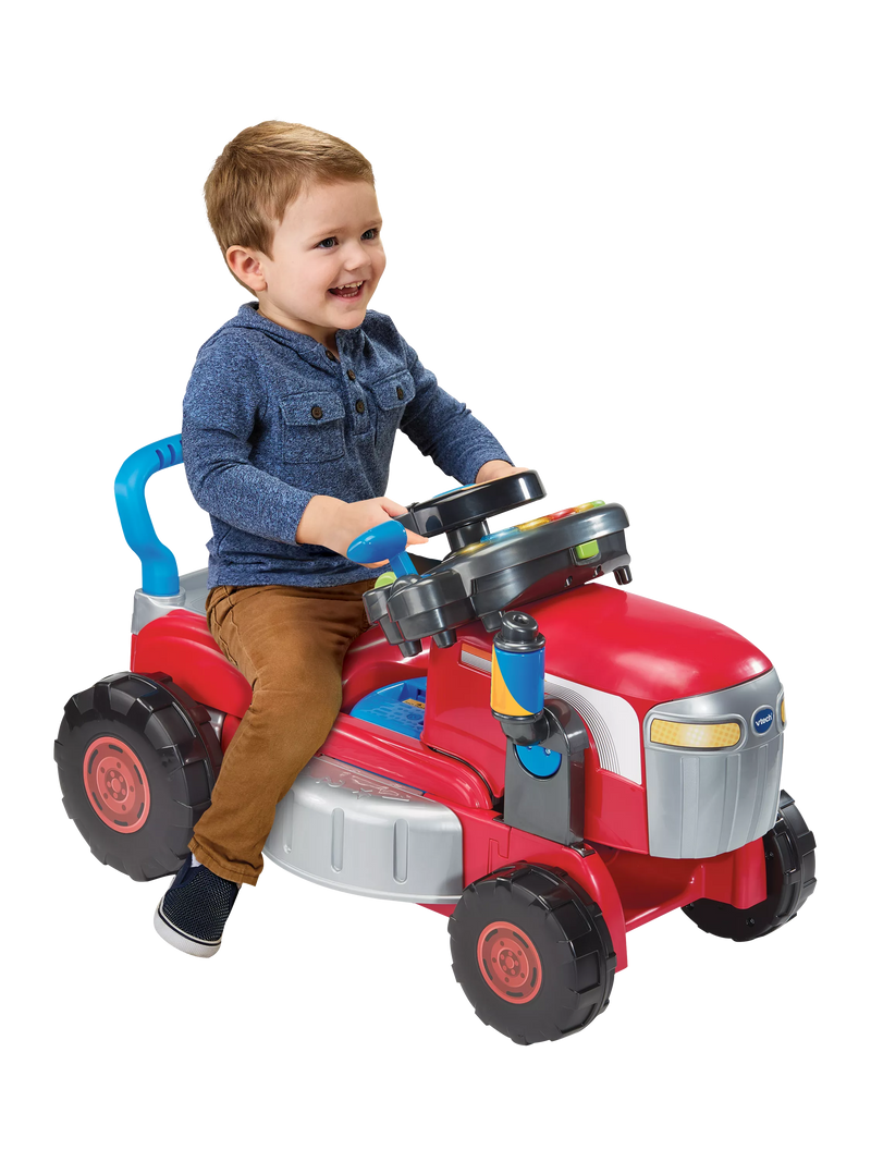 VTech 3-in-1 Mow & Grow Ride-On Tractor (British brand)