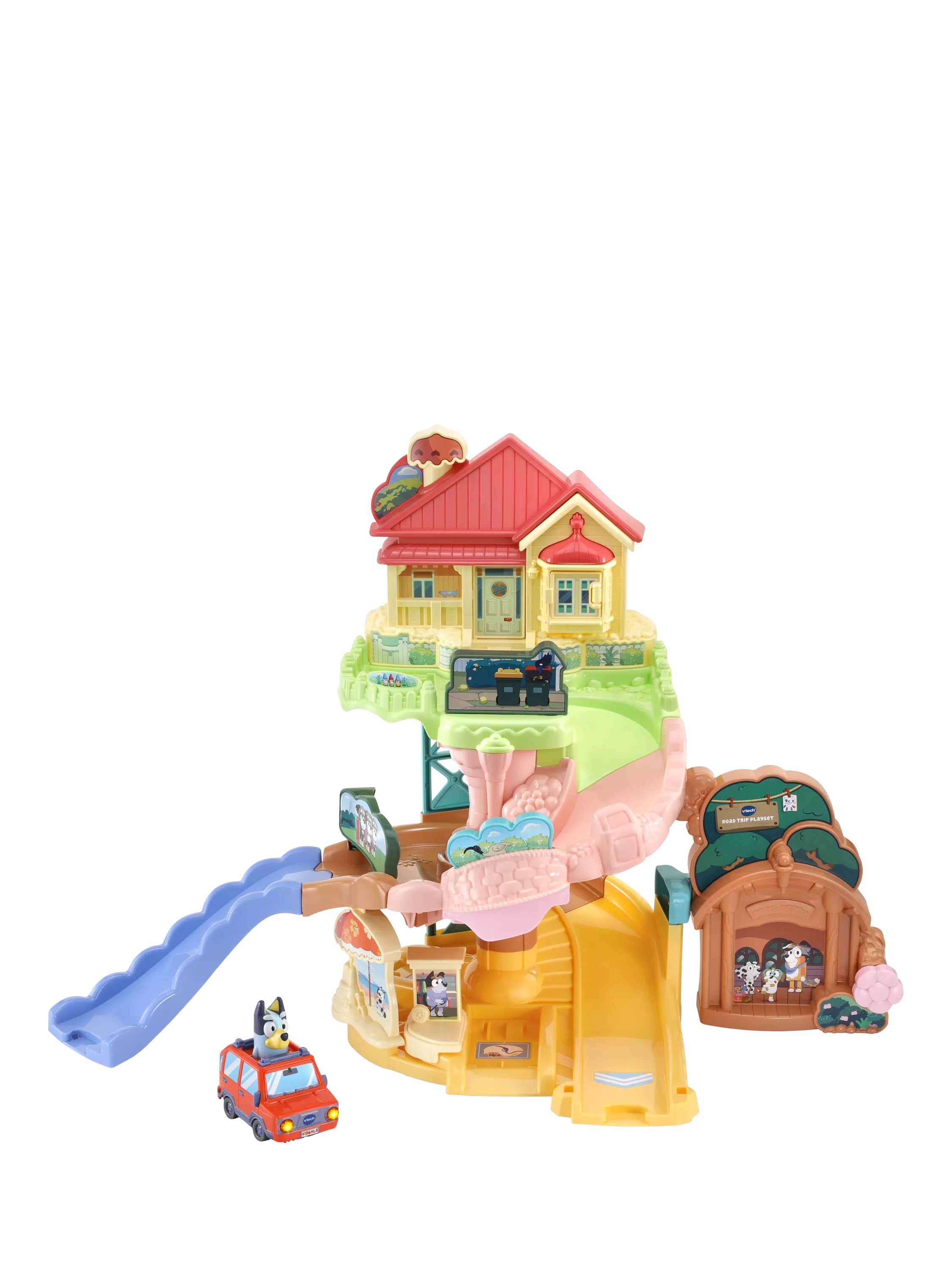 VTech Toot-Toot Bluey road trip playset - British product