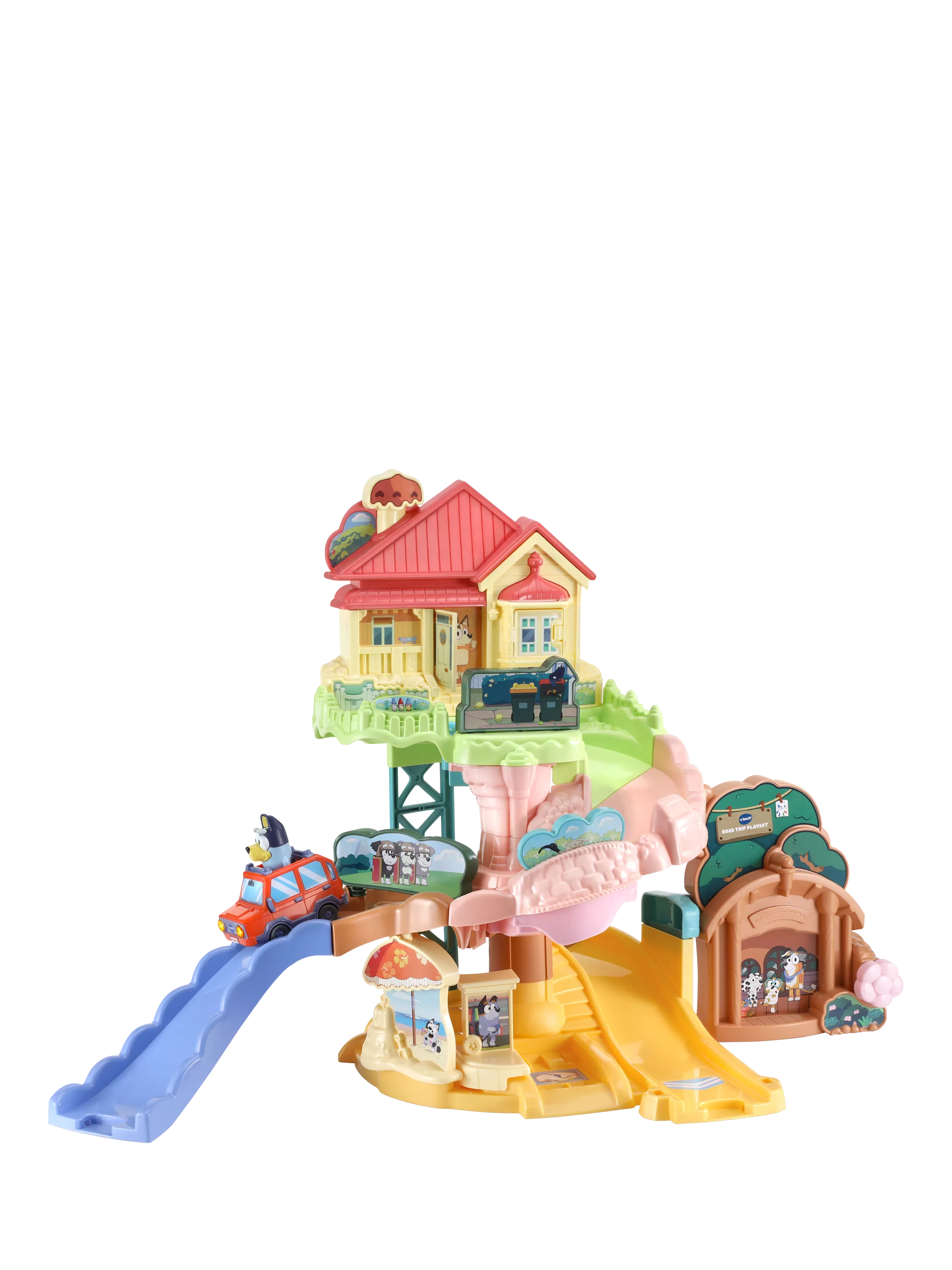 VTech Toot-Toot Bluey road trip playset - British product