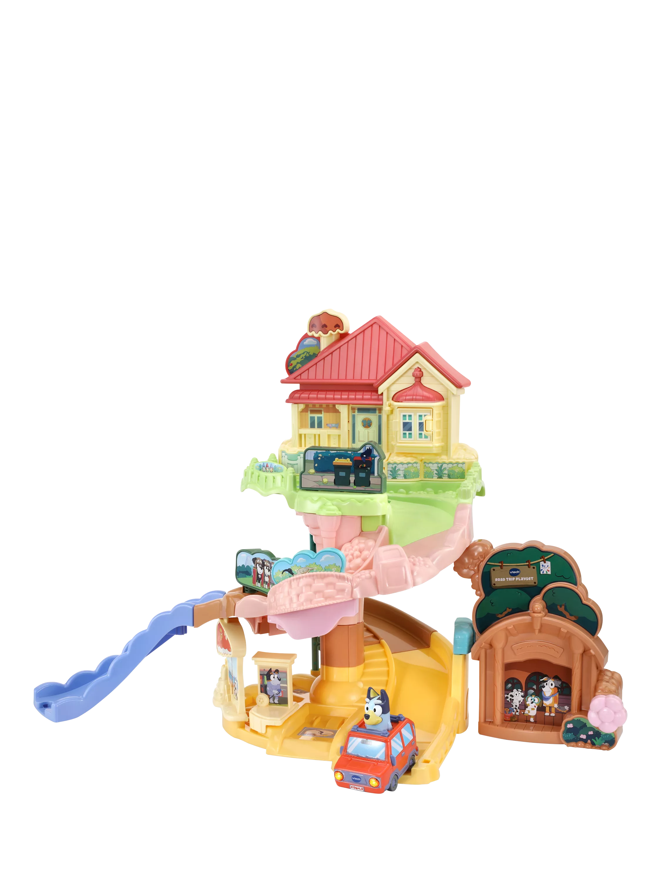 VTech Toot-Toot Bluey road trip playset - British product