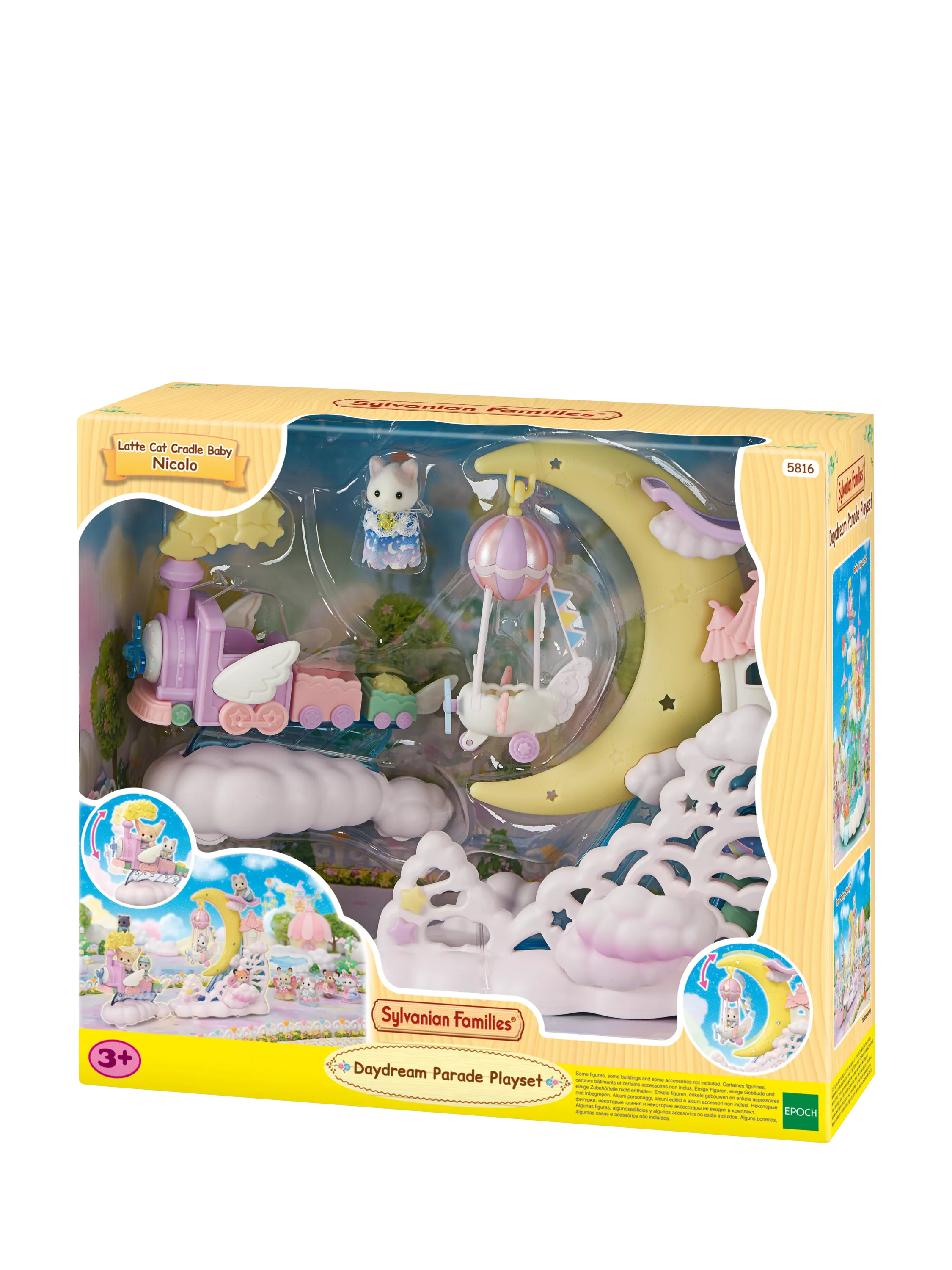 Sylvanian Families Daydream Parade playset with steam train and moon - British brand