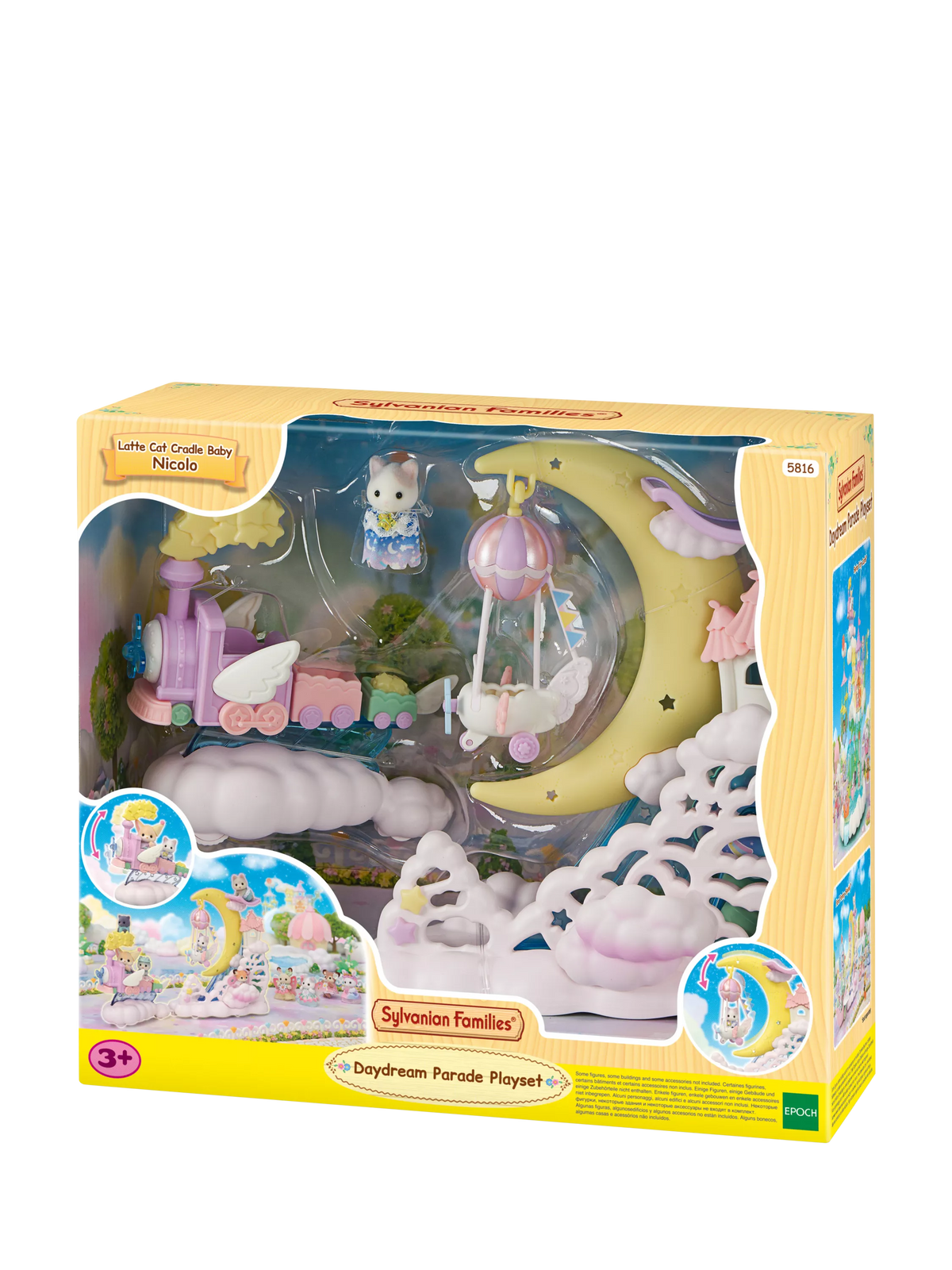 Sylvanian Families Daydream Parade playset with steam train and moon - British brand