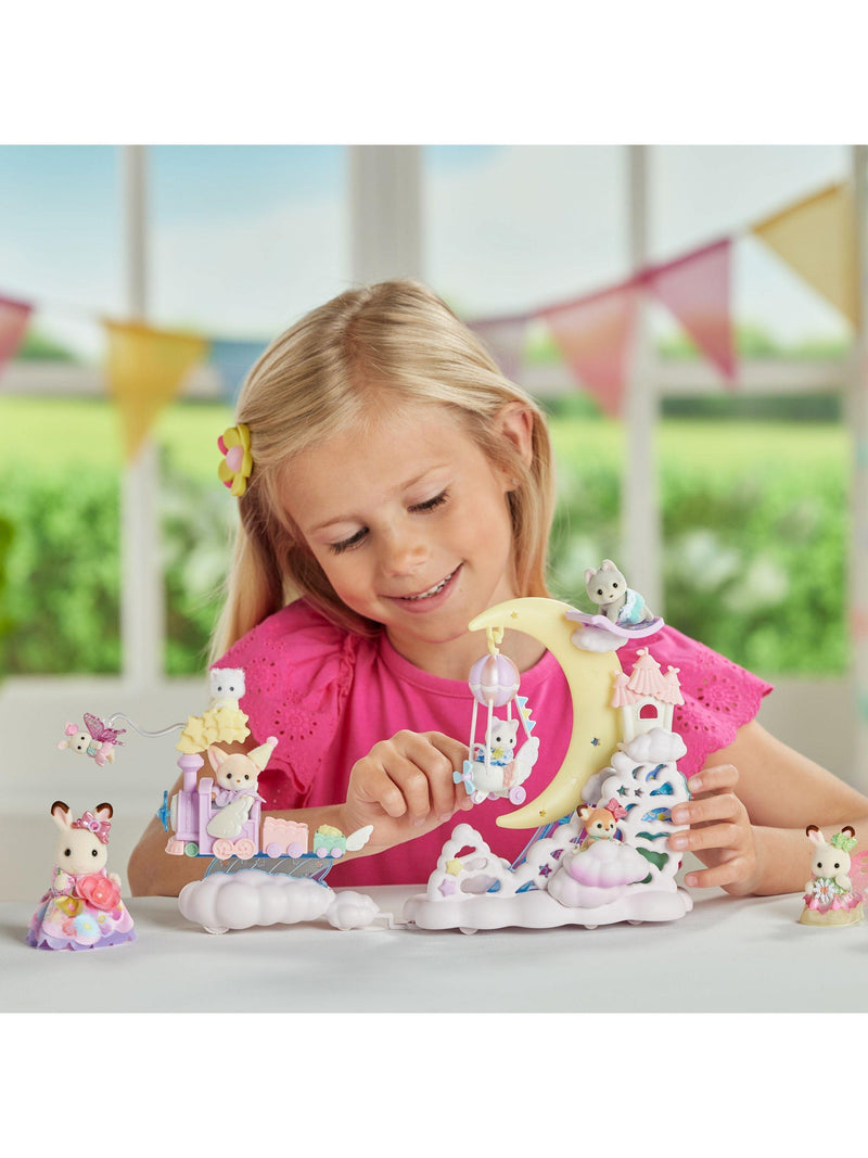 Sylvanian Families Daydream Parade playset with steam train and moon - British brand