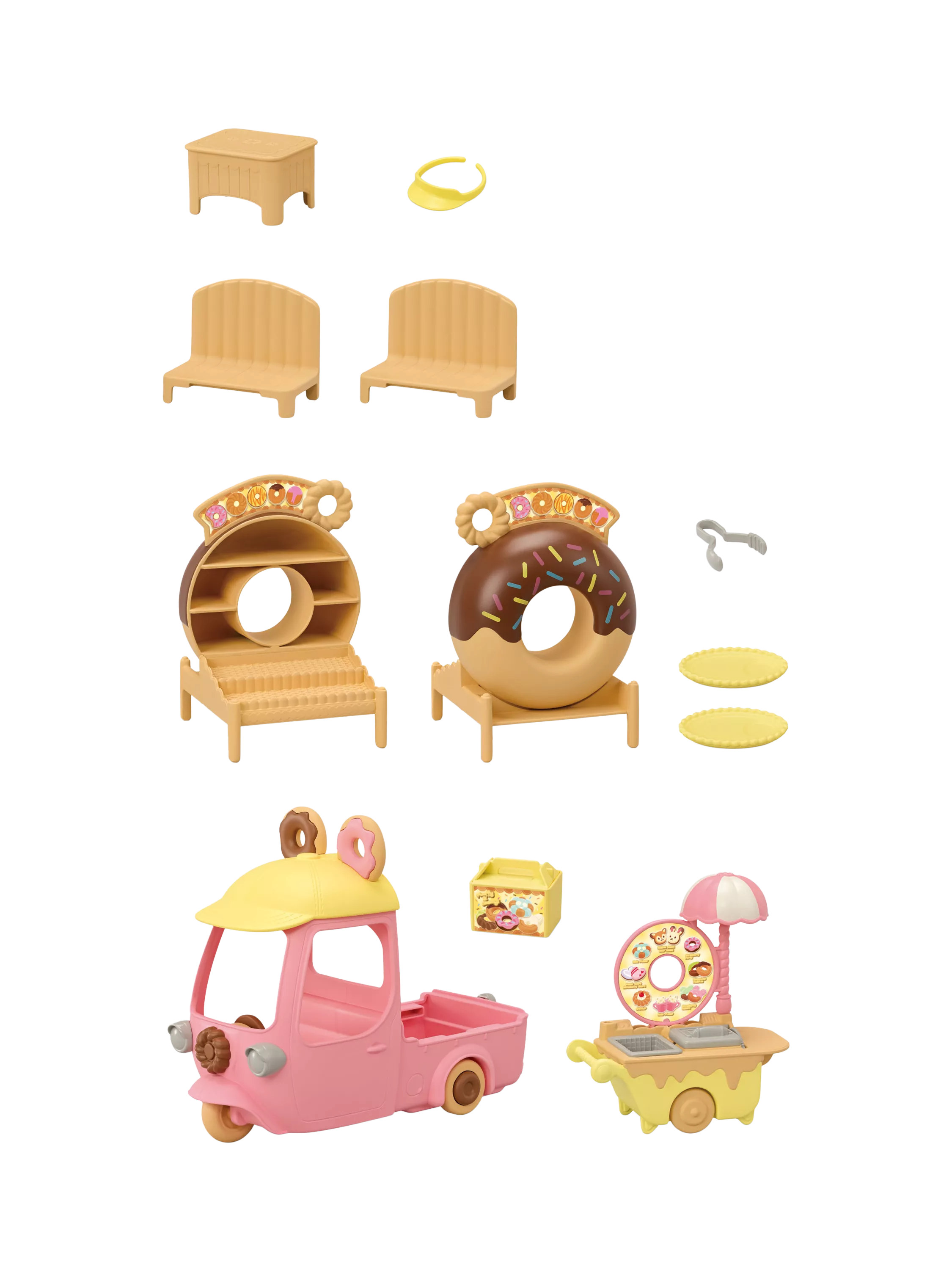Sylvanian Families Dip Dip Donuts Wagon playset (British brand)