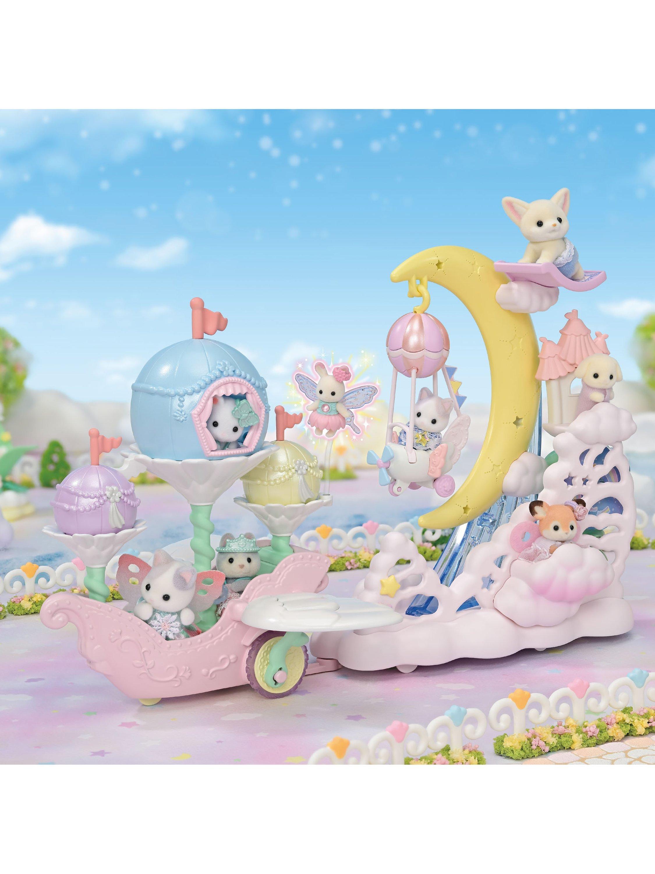 Sylvanian Families Floral Fantasy Skyship with baby figure, imported from the UK
