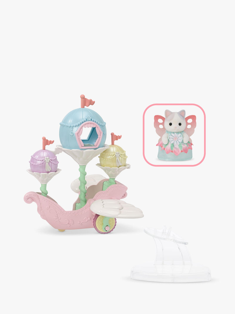 Sylvanian Families Floral Fantasy Skyship with baby figure, imported from the UK