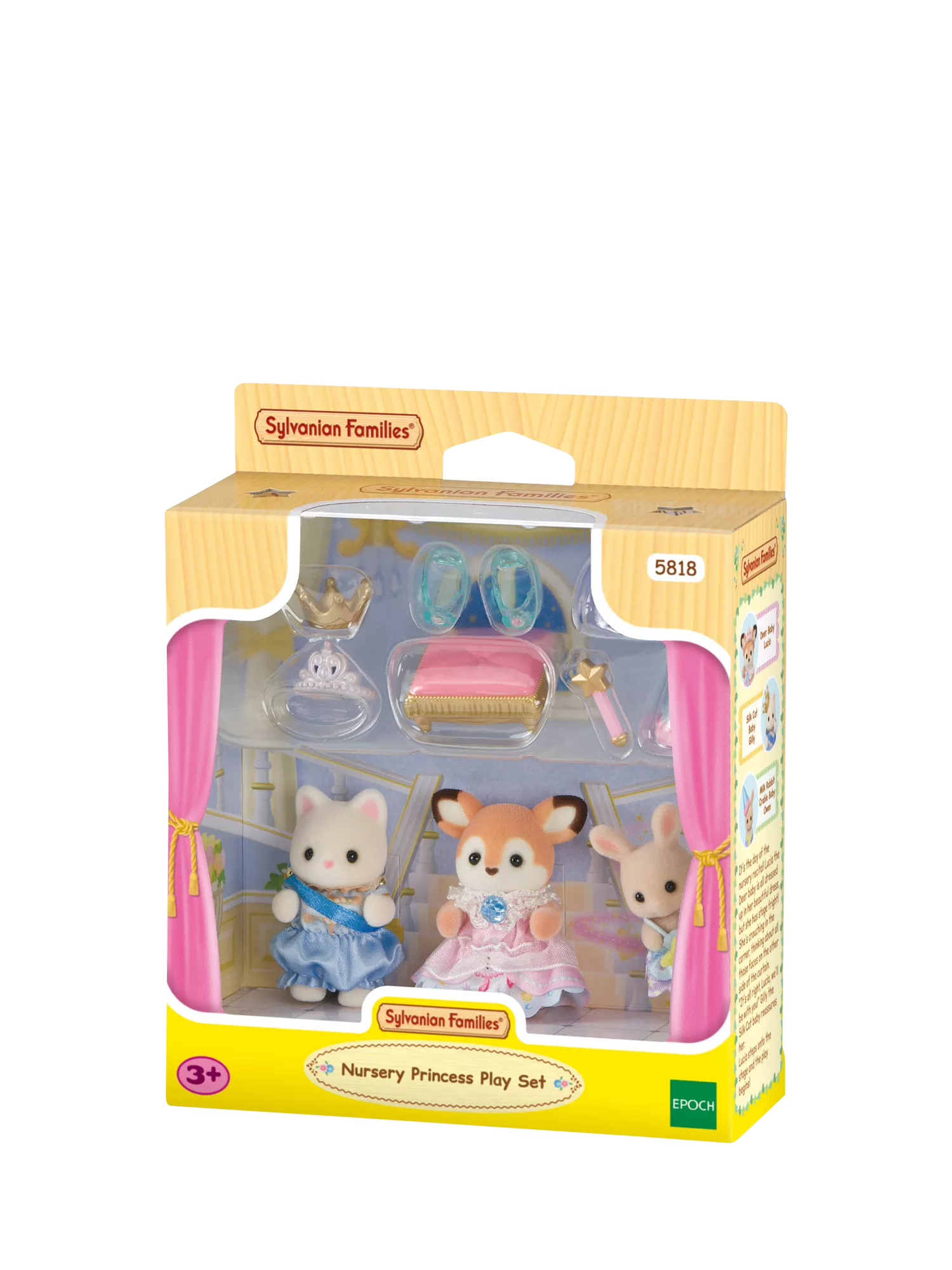 Sylvanian Families Nursery Princess Playset baby dolls, UK version