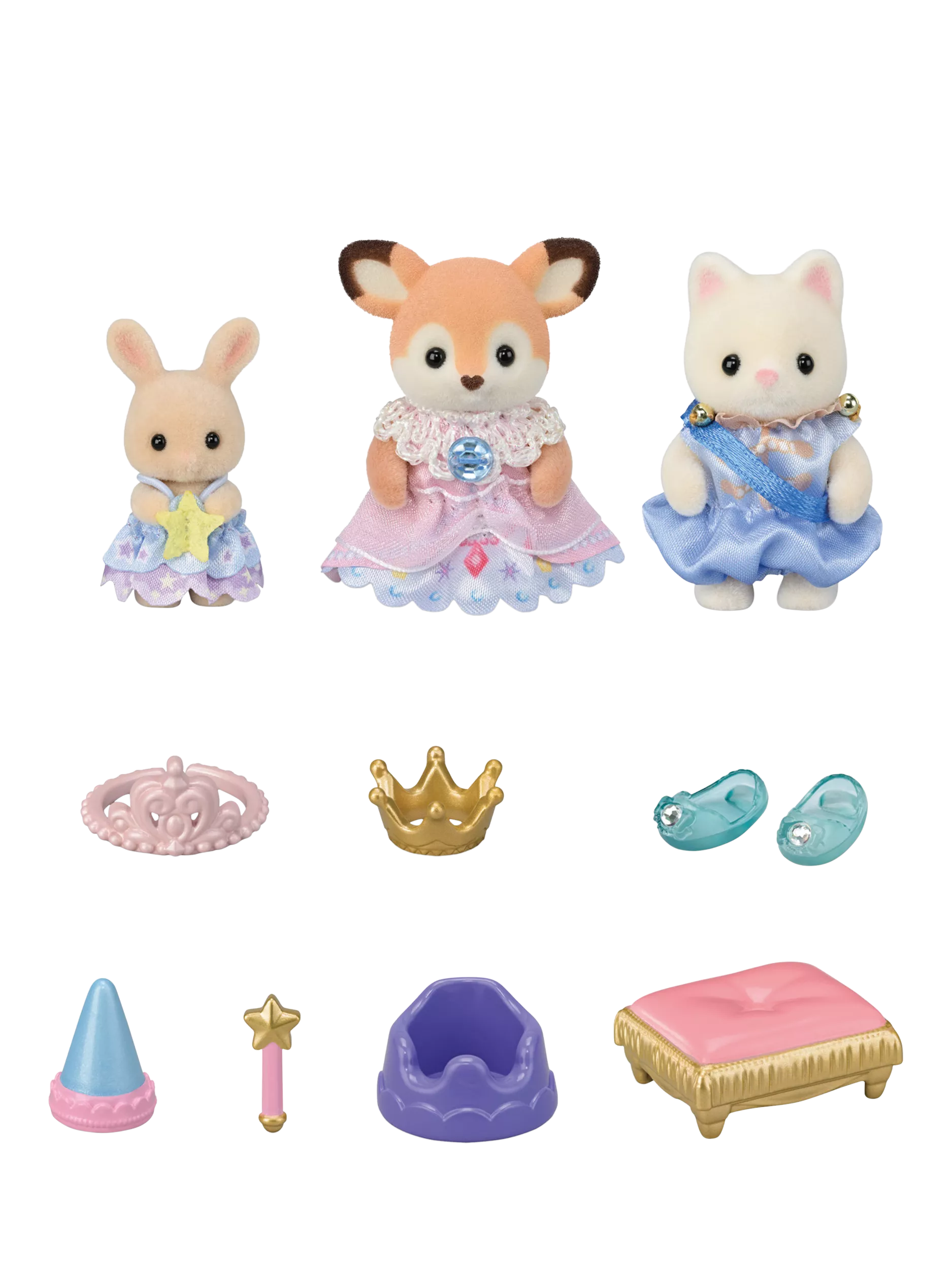 Sylvanian Families Nursery Princess Playset with baby figures - British product