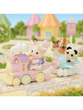 Sylvanian Families plane and train playset for baby figures (British brand)