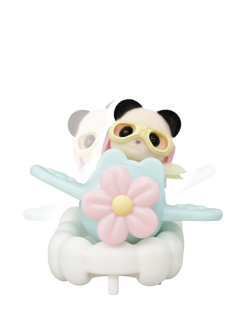 Sylvanian Families plane and train playset for baby figures (British brand)