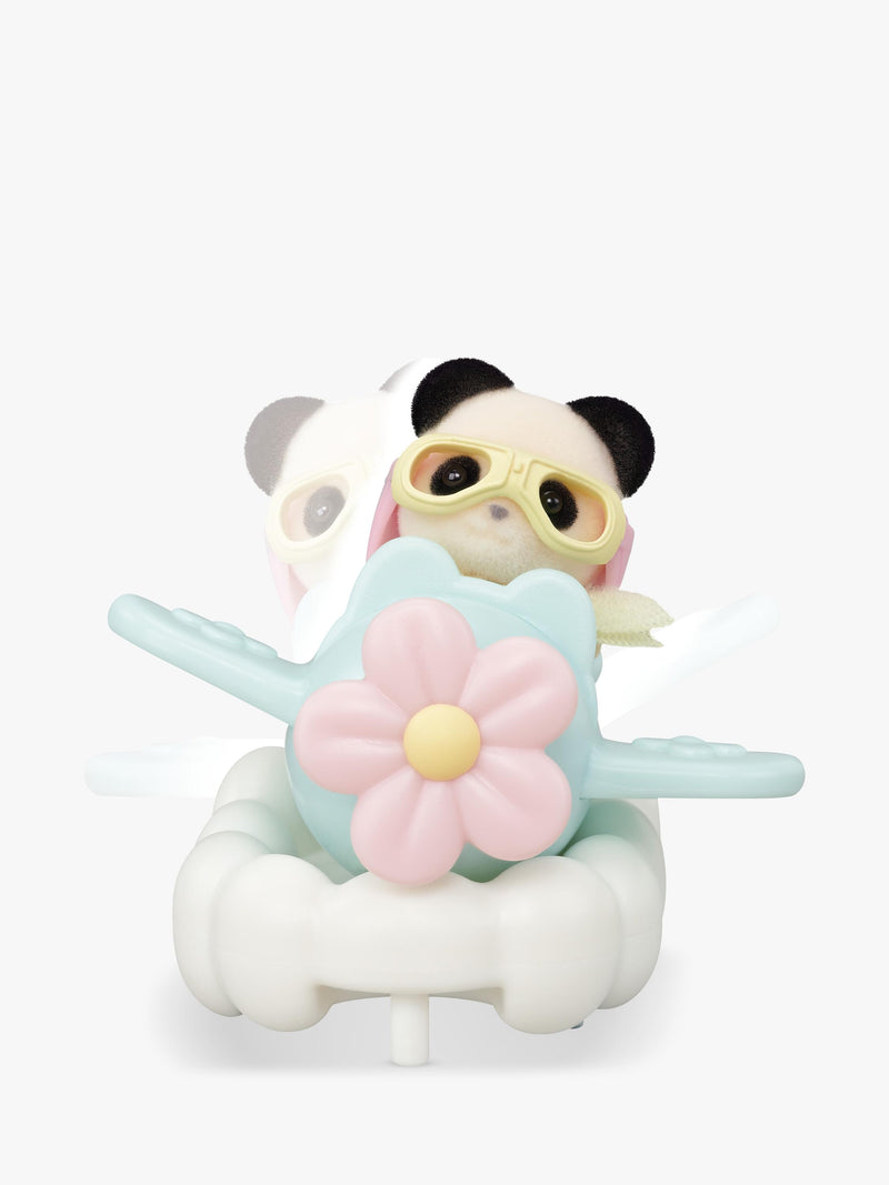 Sylvanian Families plane and train playset for baby figures (British brand)