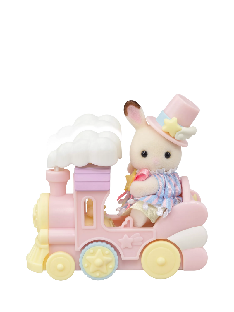 Sylvanian Families plane and train playset for baby figures (British brand)