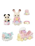 Sylvanian Families plane and train playset for baby figures (British brand)