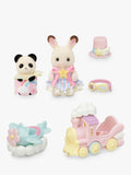 Sylvanian Families plane and train playset for baby figures (British brand)