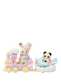Sylvanian Families plane and train playset for baby figures (British brand)