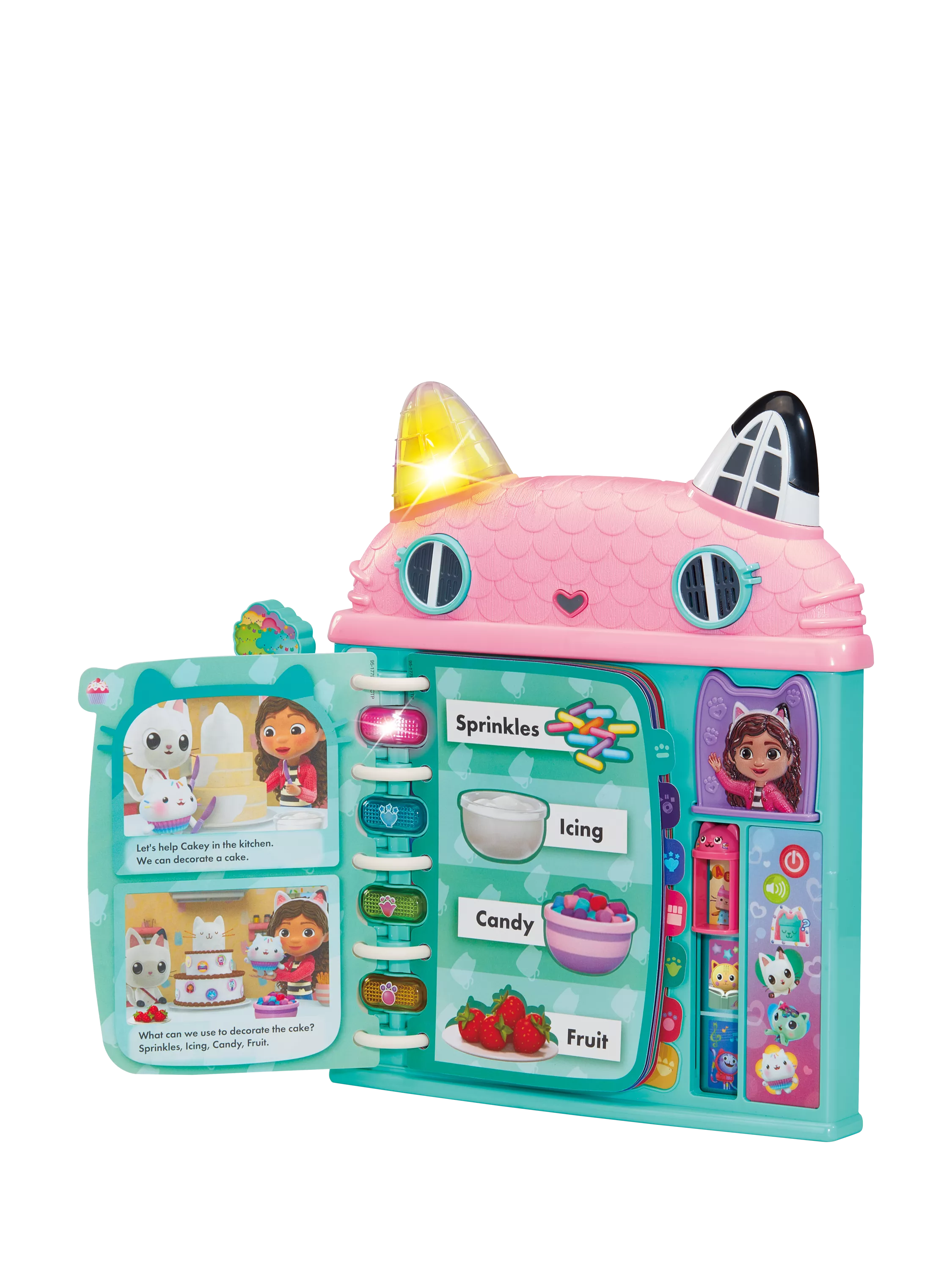 VTech Gabby's Dollhouse Cat-a-Vator Discovery interactive book (British brand)