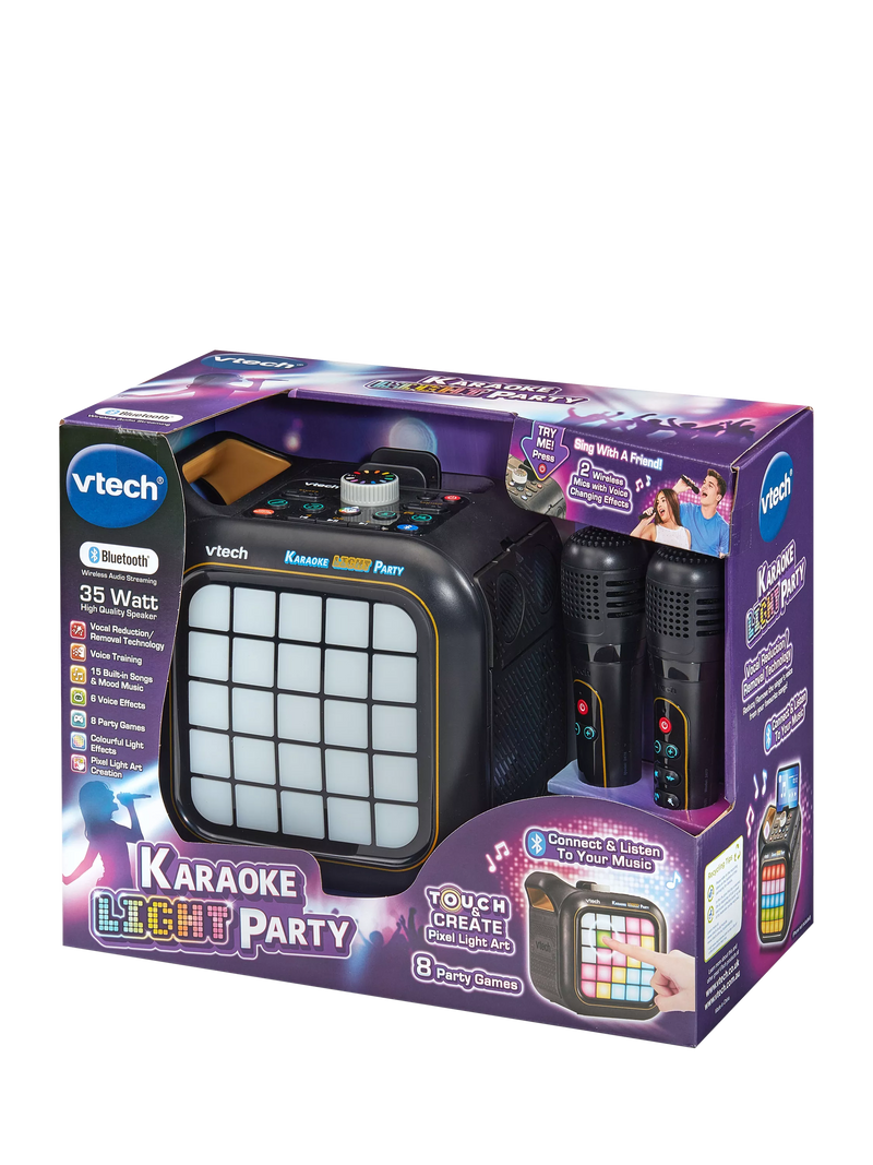 VTech Karaoke Light Party portable karaoke system, imported from the UK
