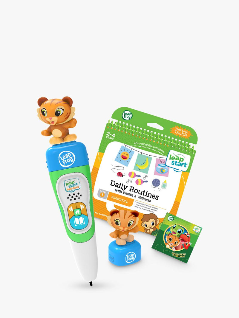 Interactive Learning Starter Pack with Tiger Buddy and Stylus for Reading Activities