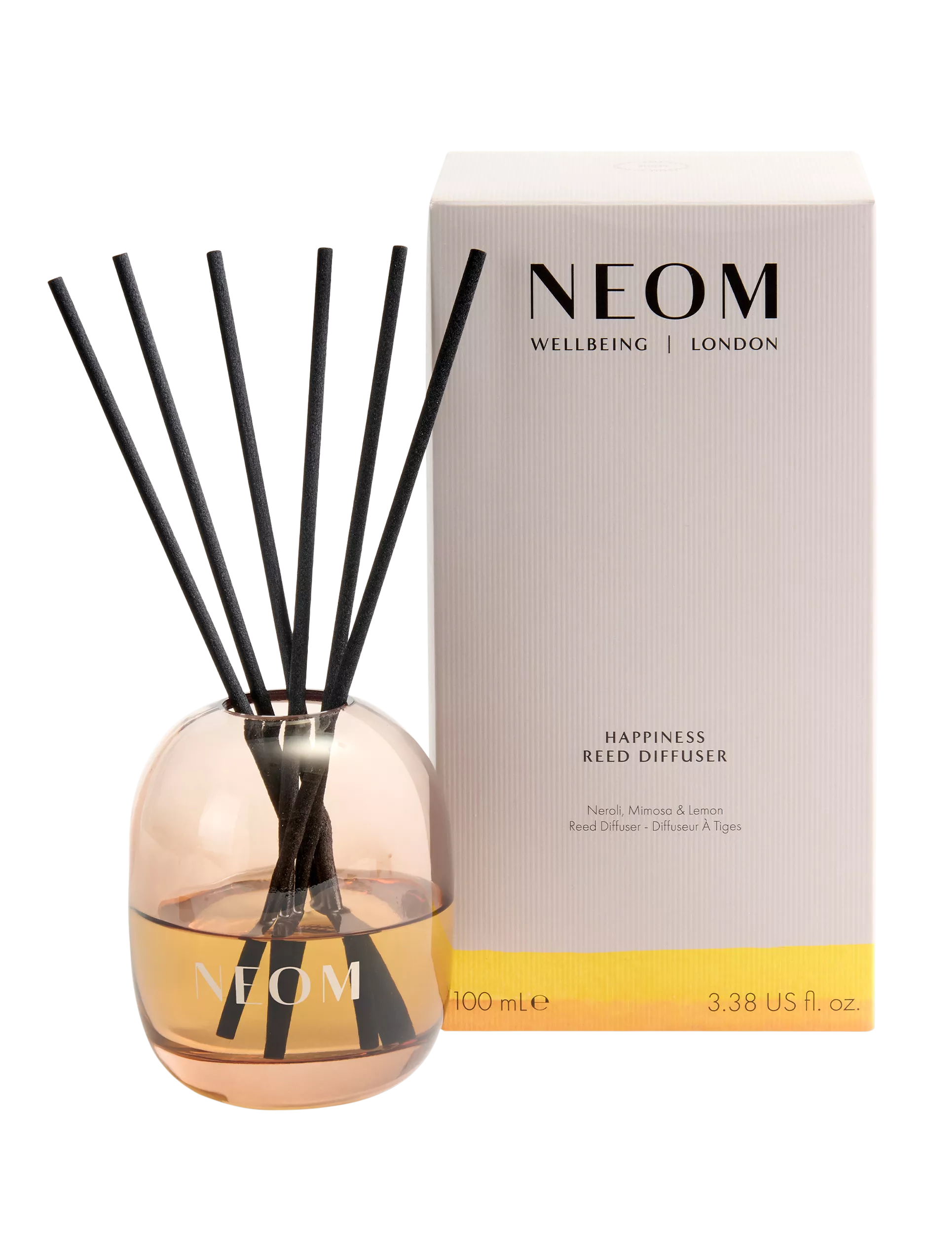 NEOM Happiness reed diffuser 100ml - British product
